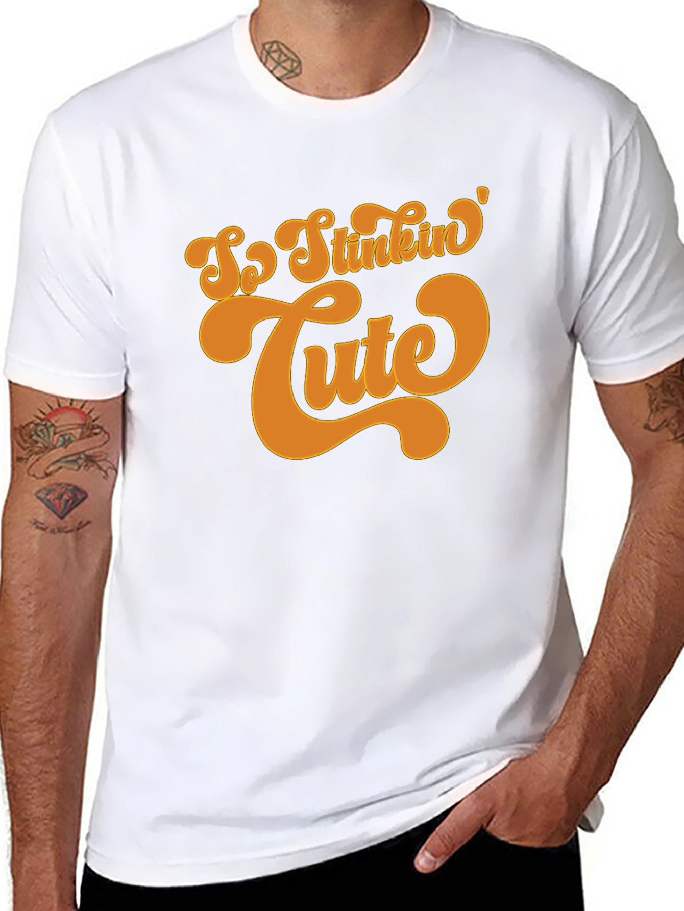 So Stinkin Cute Retro Graphic Tee