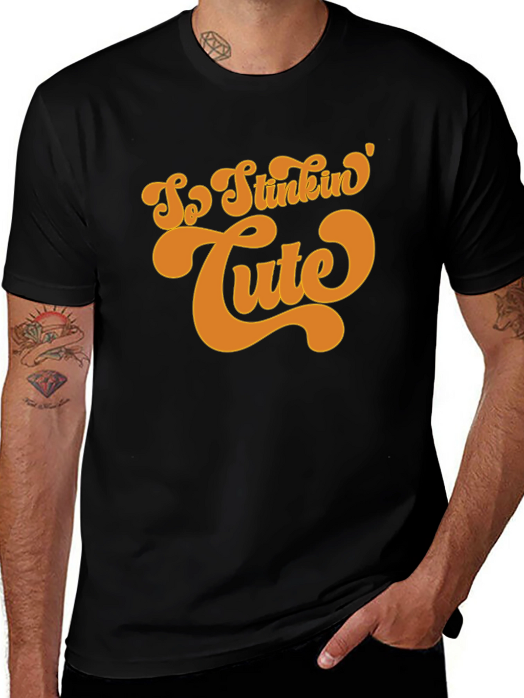 So Stinkin Cute Retro Graphic Tee