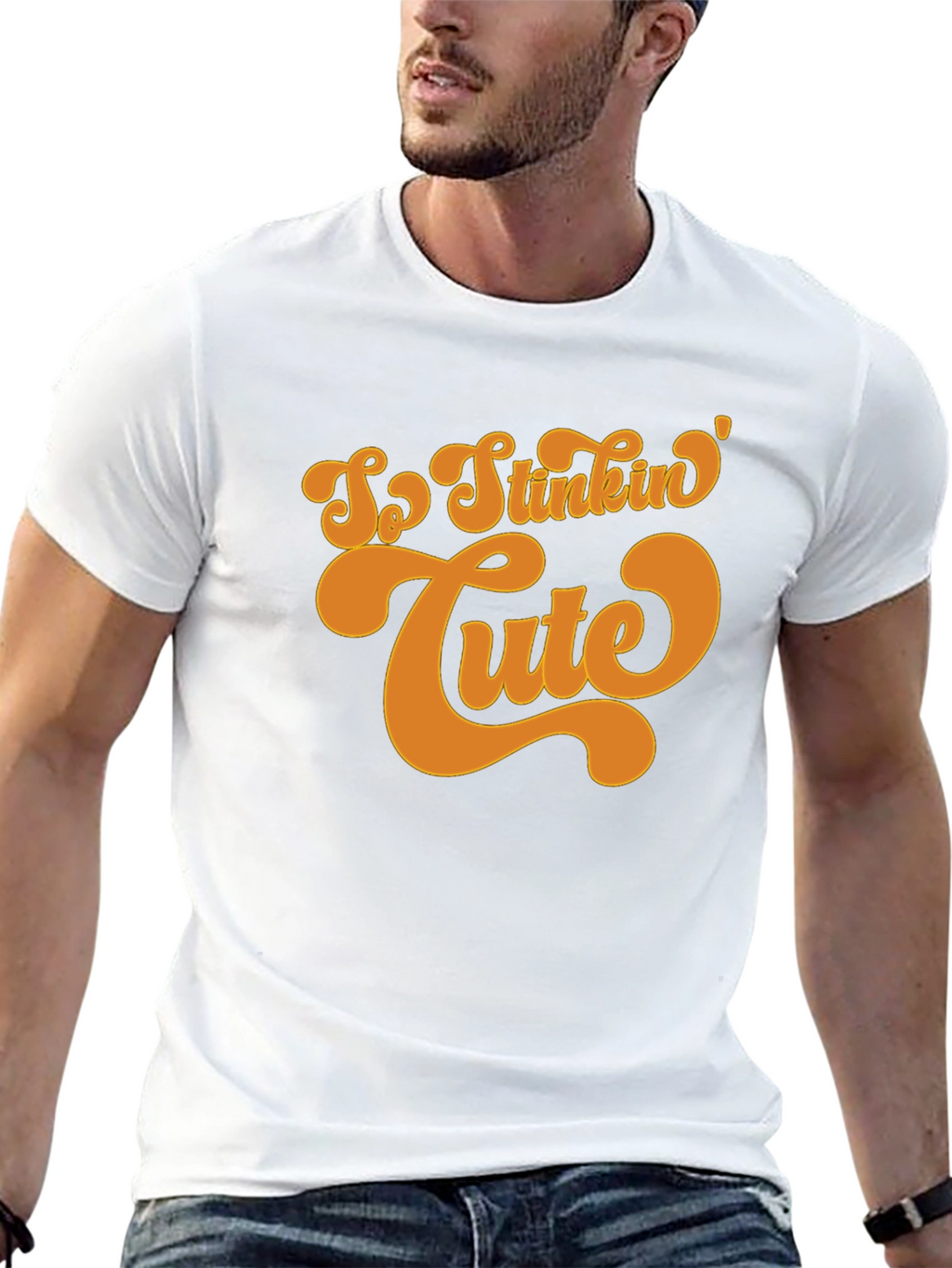 So Stinkin Cute Retro Graphic Tee