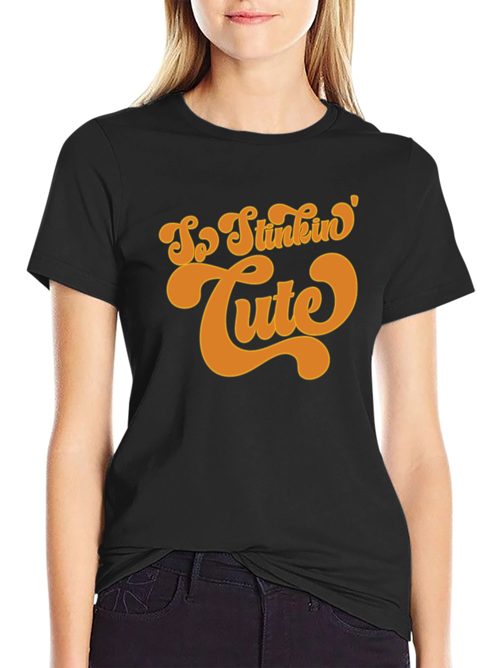 So Stinkin Cute Retro Graphic Tee