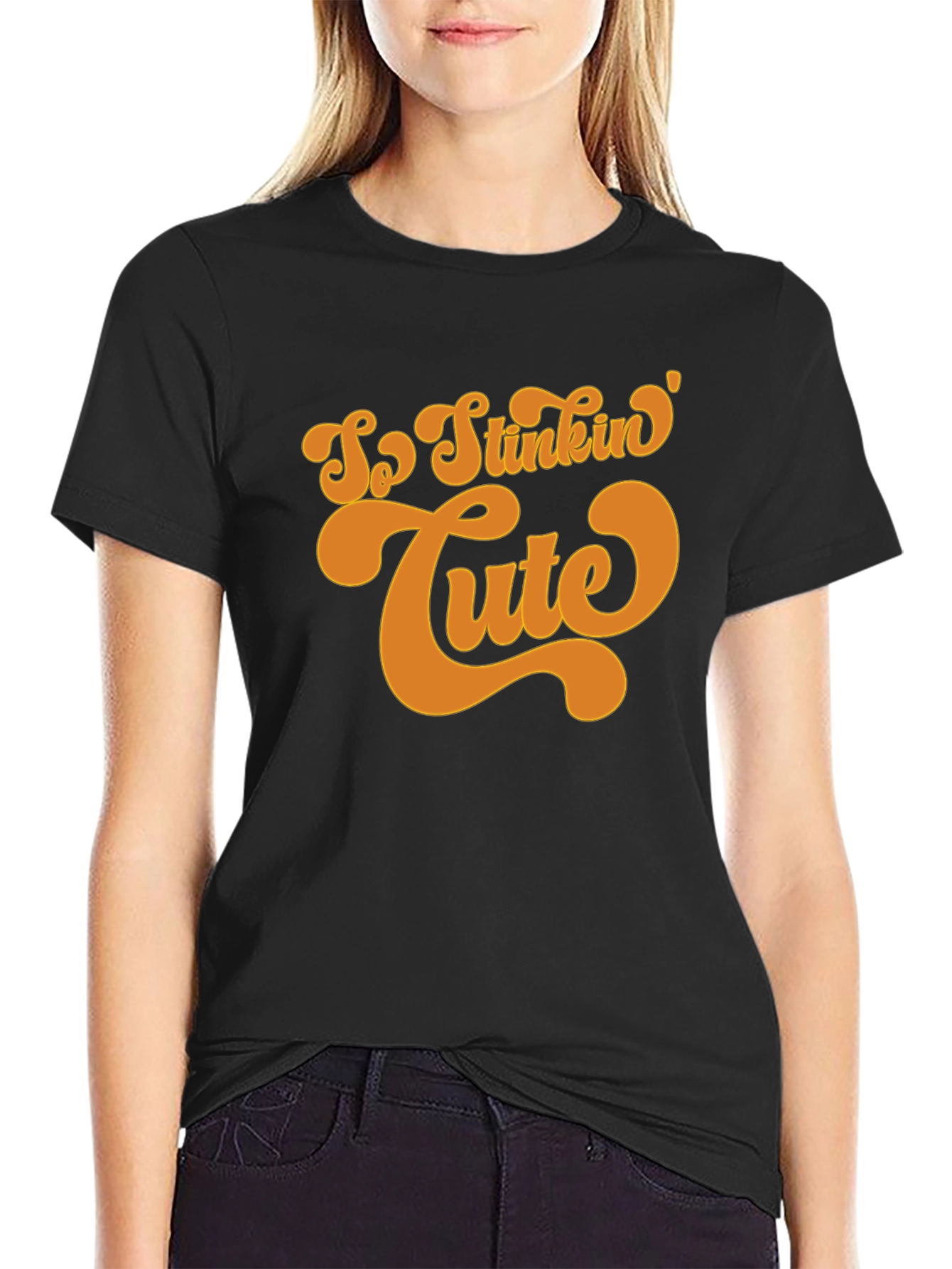 So Stinkin Cute Retro Graphic Tee