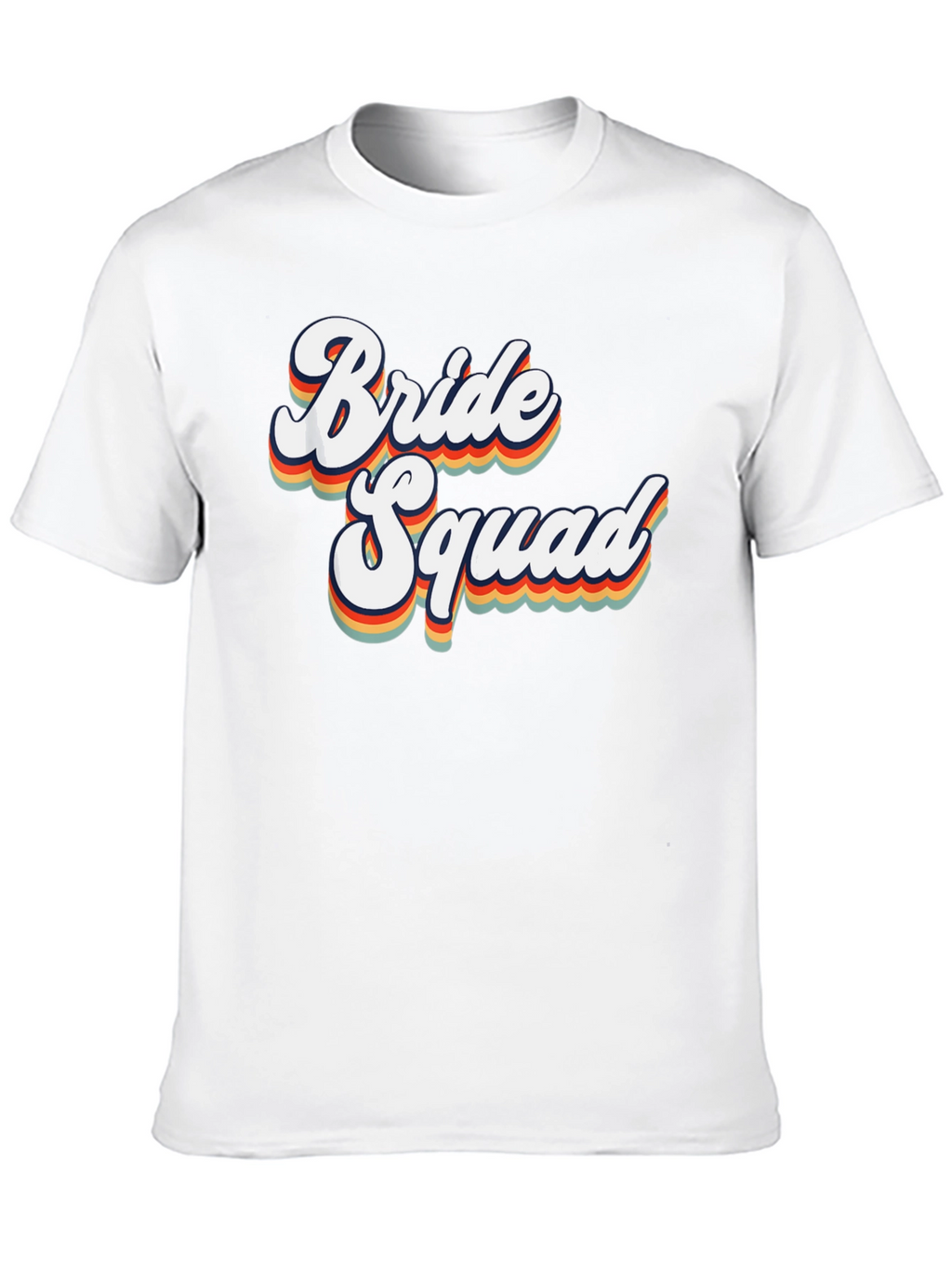 Bride Squad Retro Graphic Tee - Wedding Party Shirt