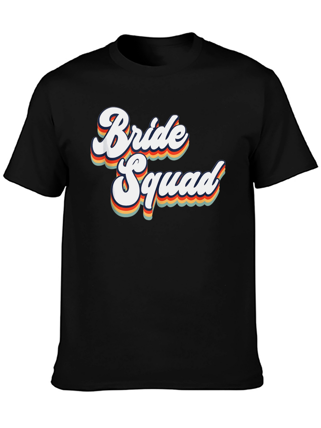 Bride Squad Retro Graphic Tee - Wedding Party Shirt