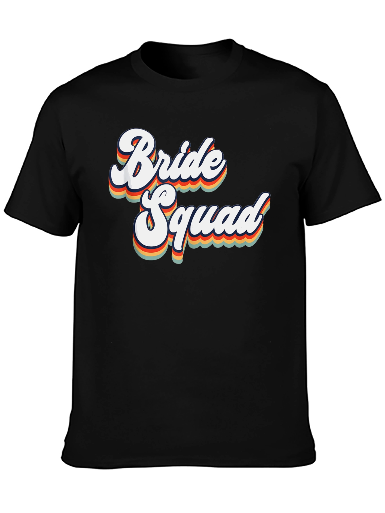 Bride Squad Retro Graphic Tee - Wedding Party Shirt