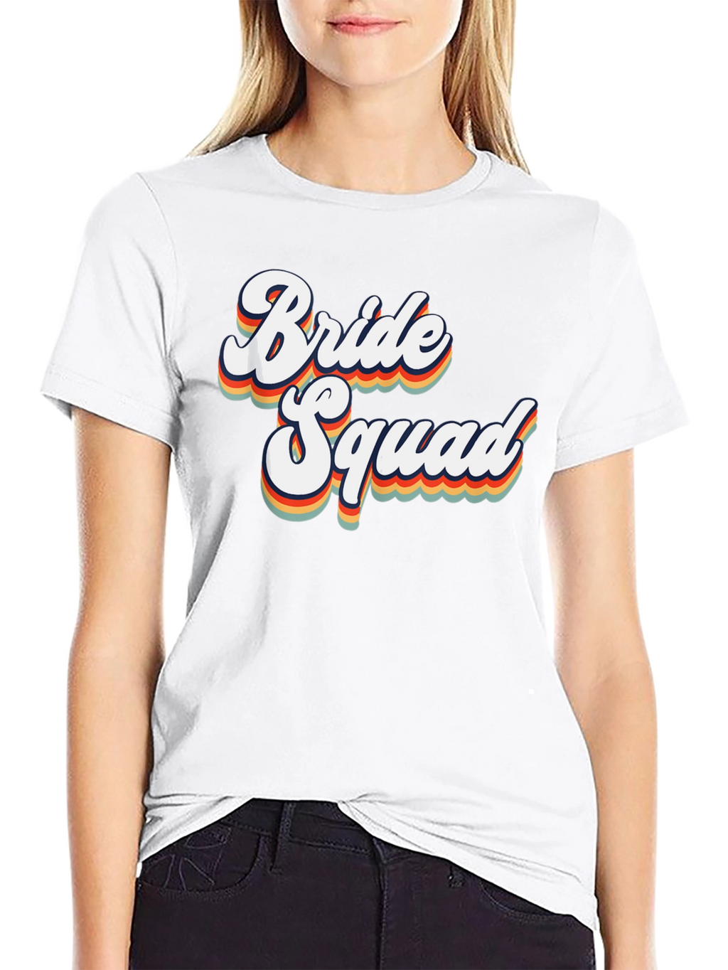 Bride Squad Retro Graphic Tee - Wedding Party Shirt