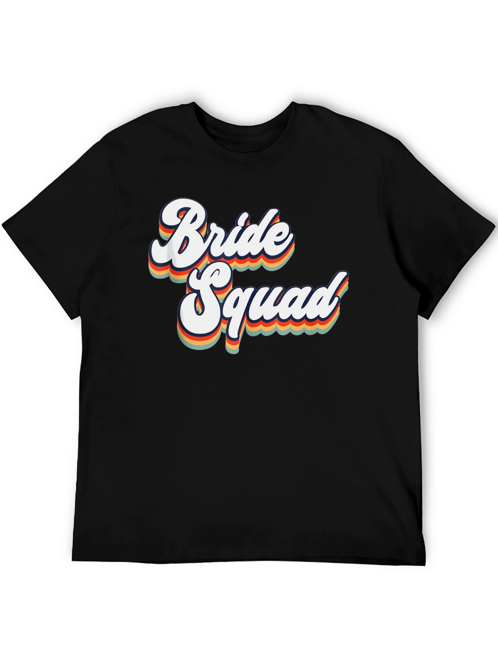 Bride Squad Retro Graphic Tee - Wedding Party Shirt