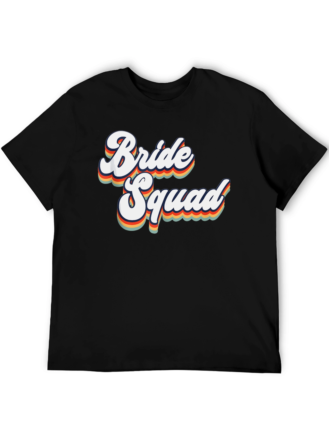 Bride Squad Retro Graphic Tee - Wedding Party Shirt