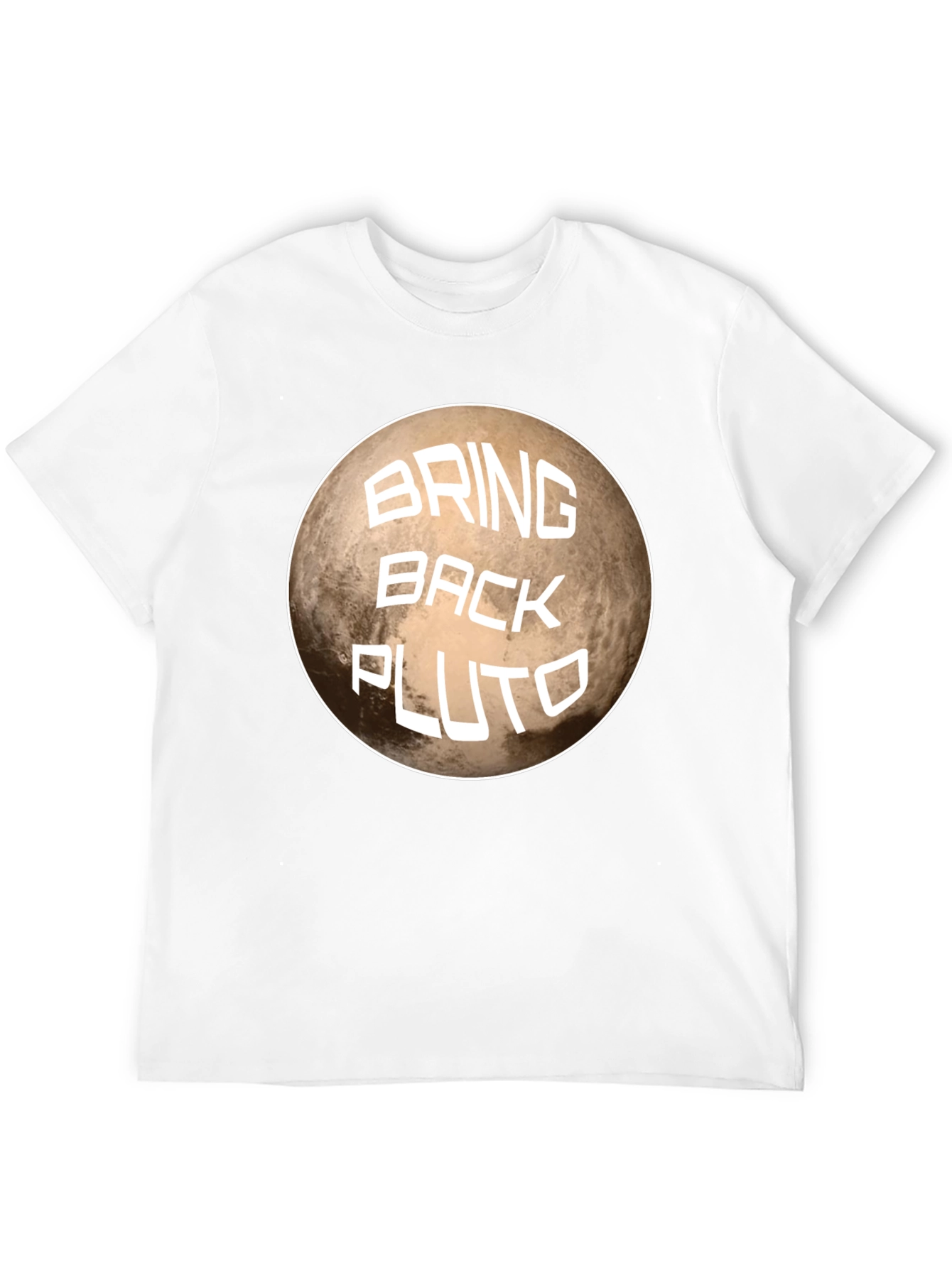 Bring Back Pluto Graphic T-Shirt - Space Fan Tee