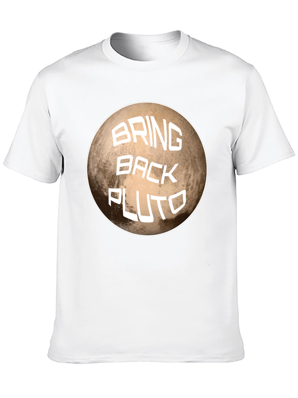 Bring Back Pluto Graphic T-Shirt - Space Fan Tee