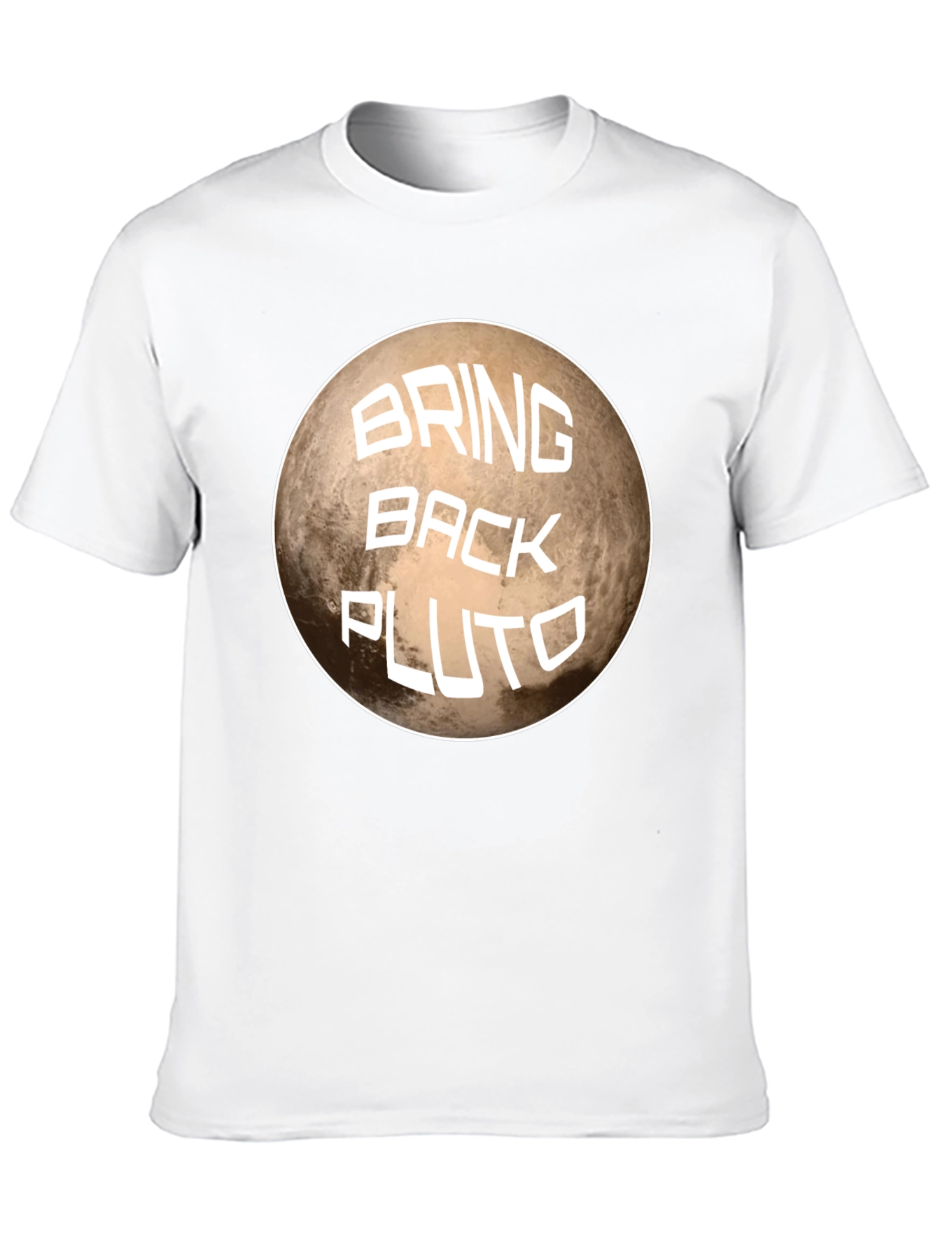 Bring Back Pluto Graphic T-Shirt - Space Fan Tee