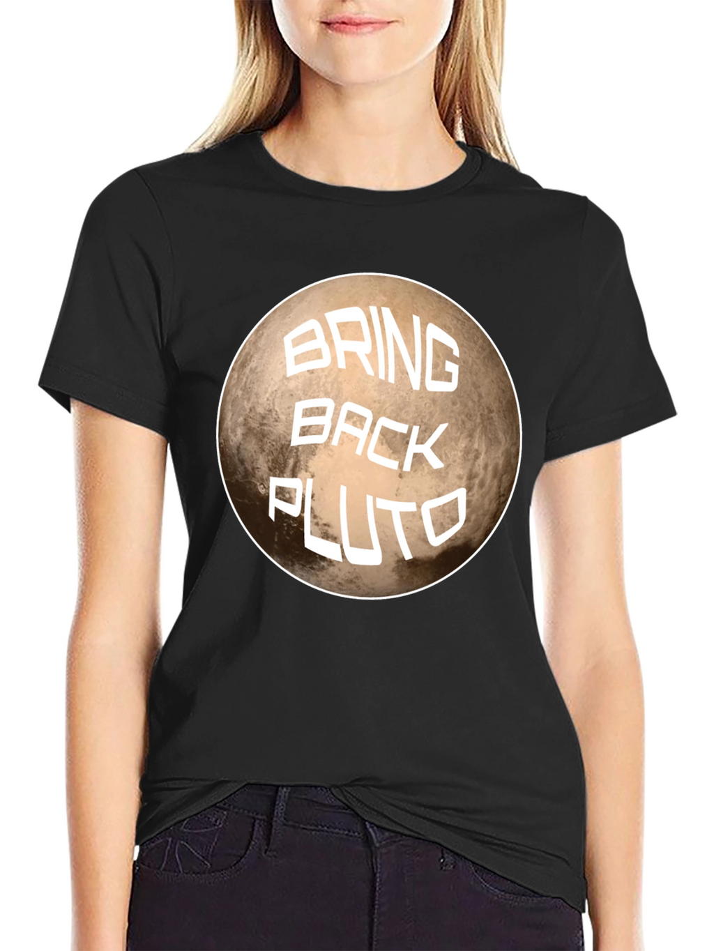 Bring Back Pluto Graphic T-Shirt - Space Fan Tee
