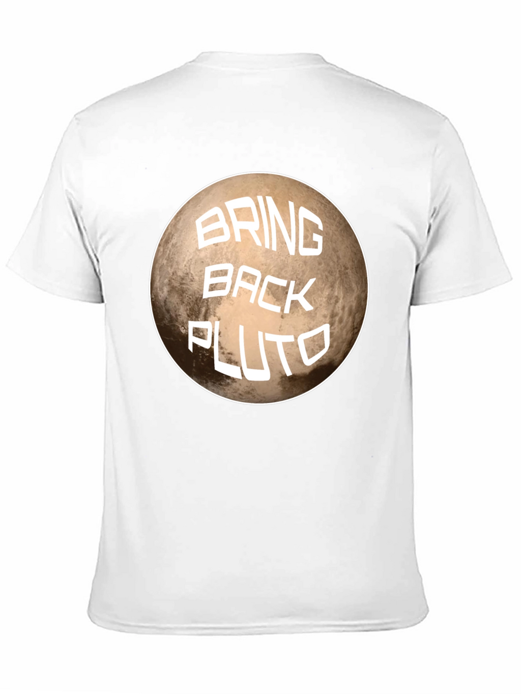 Bring Back Pluto Graphic T-Shirt - Space Fan Tee