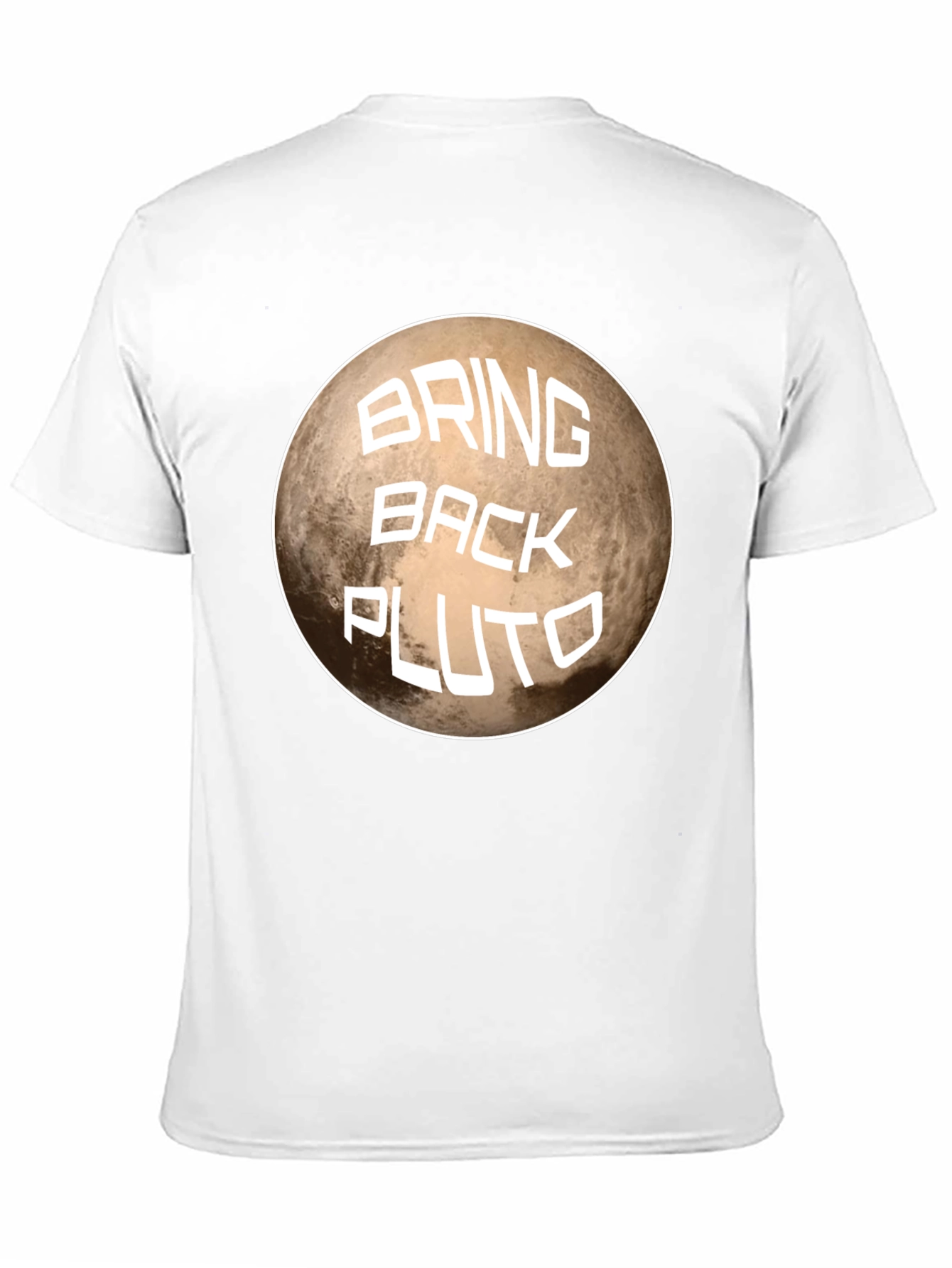 Bring Back Pluto Graphic T-Shirt - Space Fan Tee
