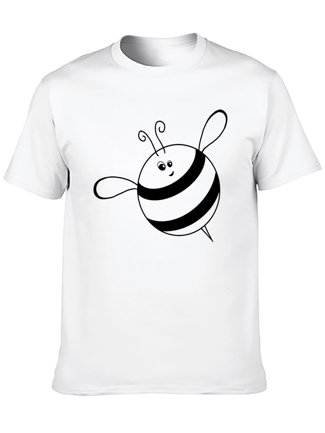 Mens Black Bee Graphic Tee