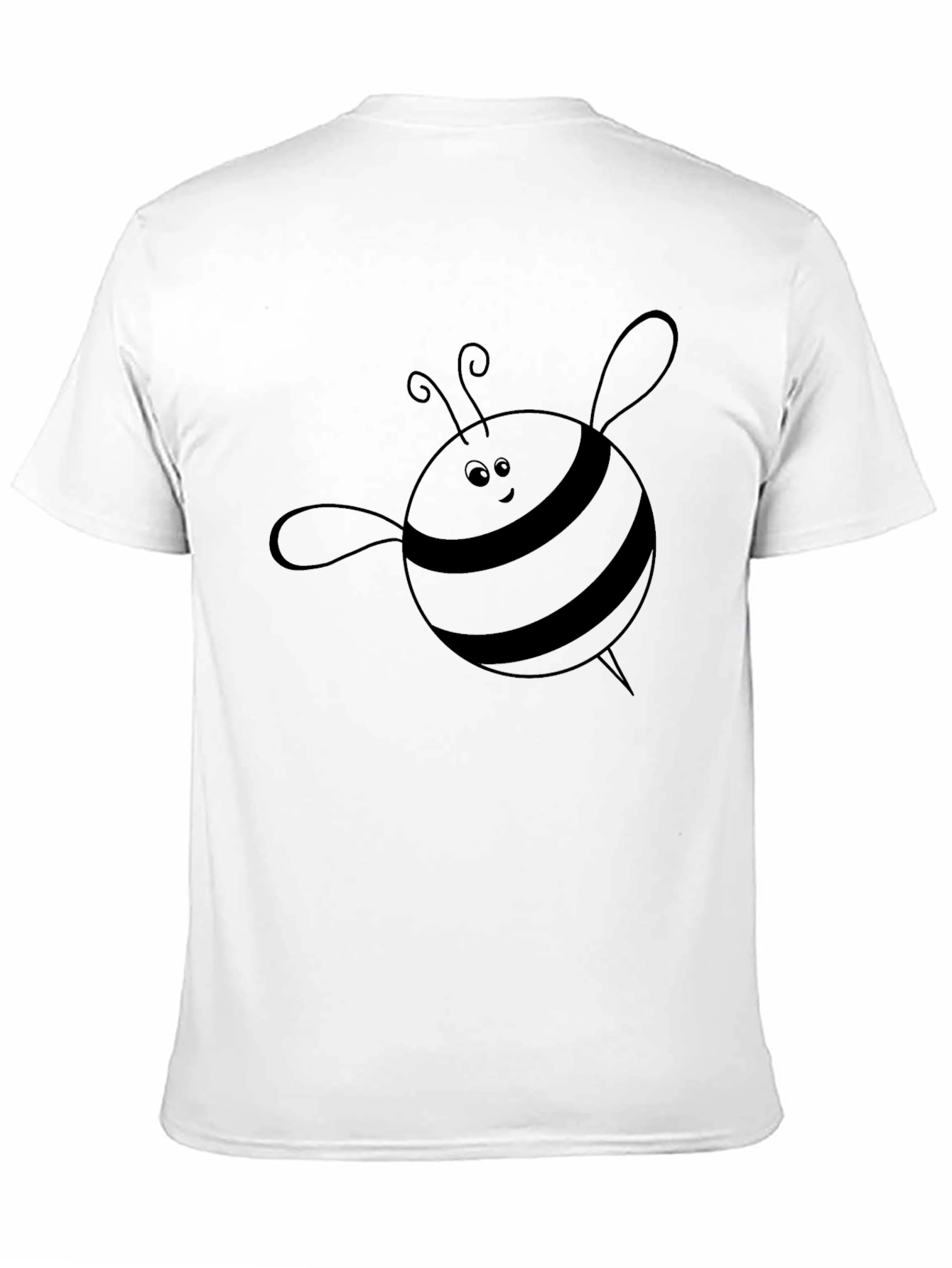 Mens Black Bee Graphic Tee