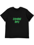Zombie Boy Graphic T-Shirt - Black