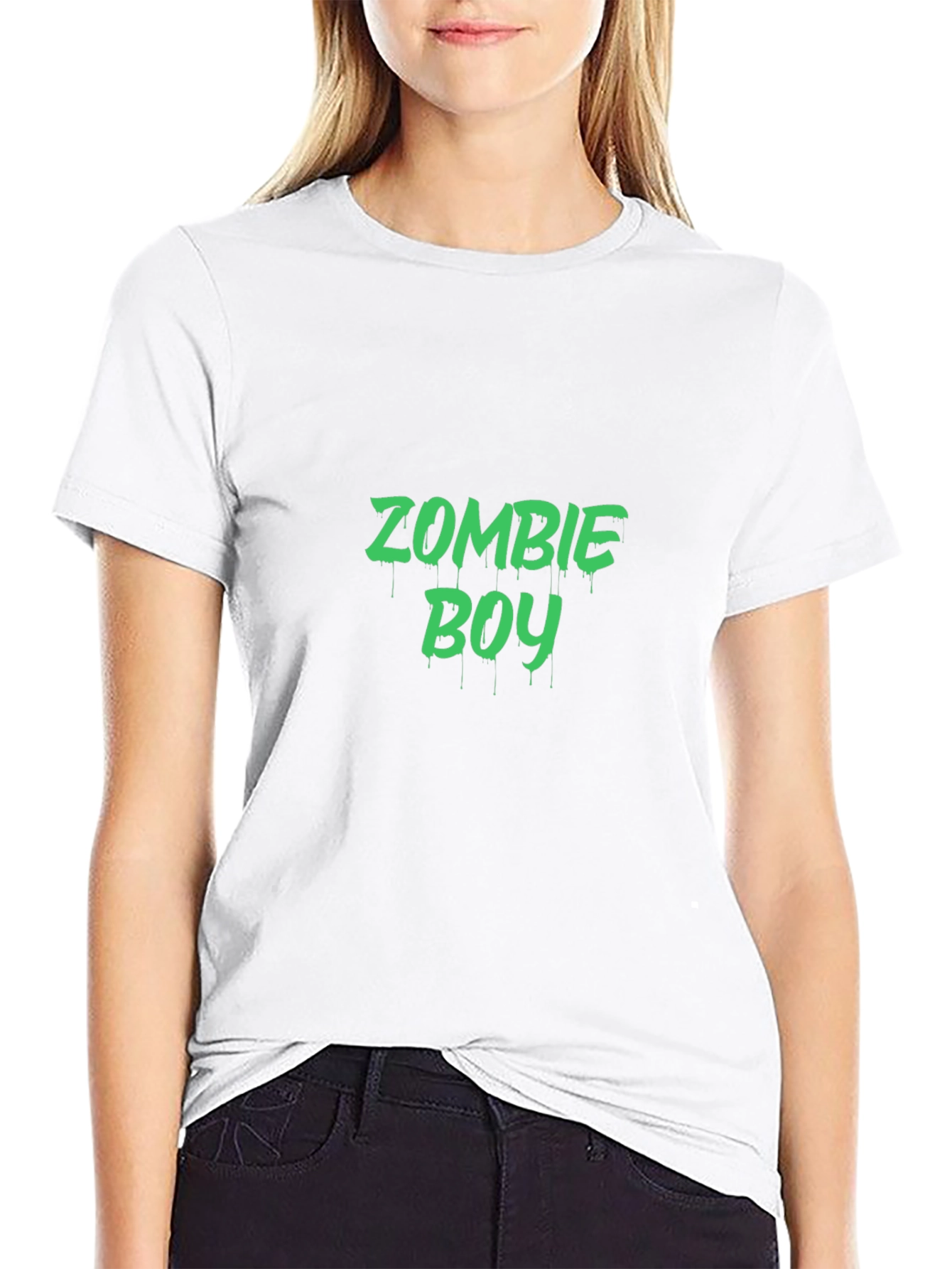 Zombie Boy Graphic T-Shirt - Black