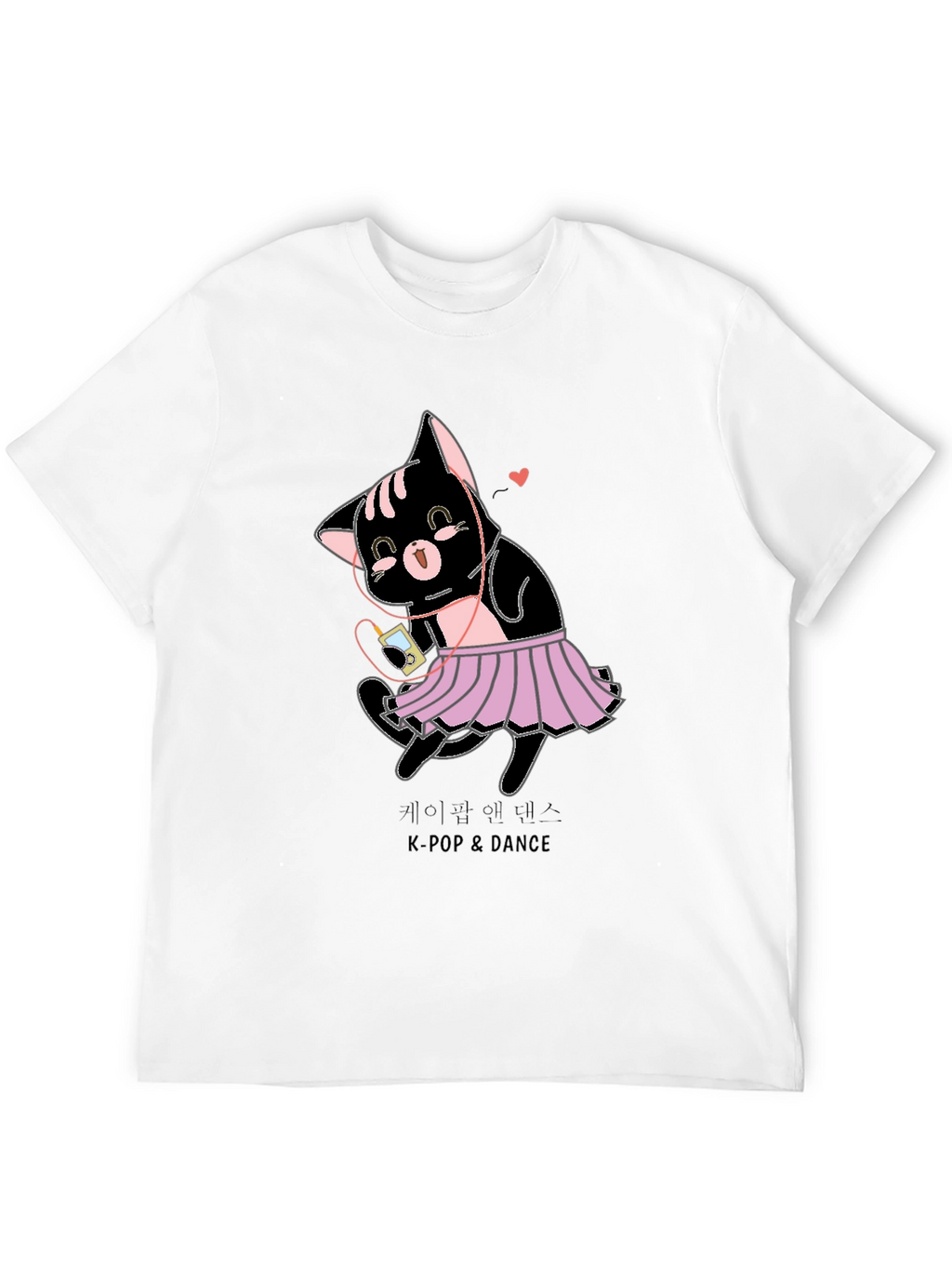 K-Pop Dancing Cat Graphic Tee