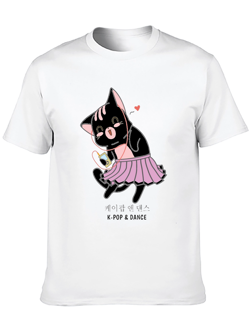 K-Pop Dancing Cat Graphic Tee