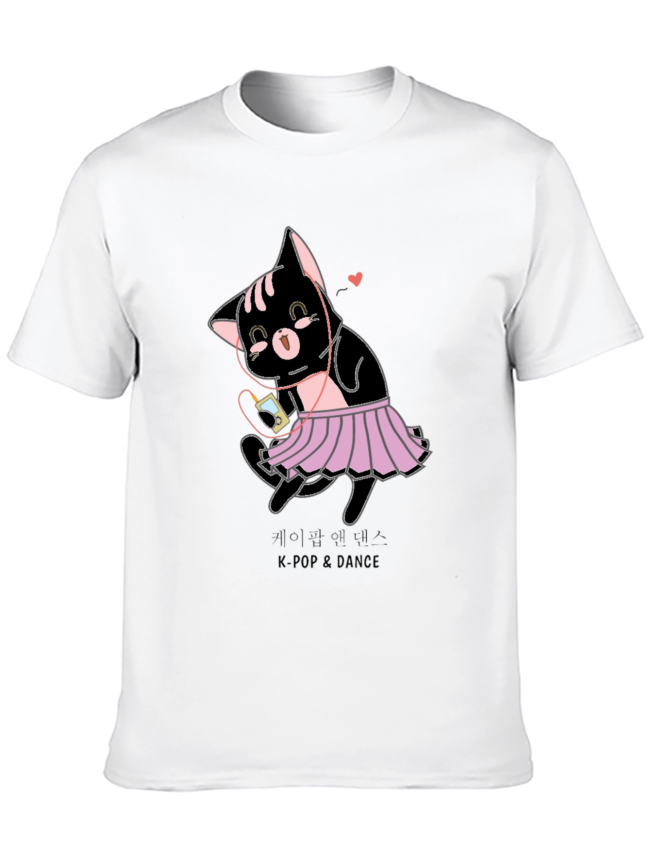 K-Pop Dancing Cat Graphic Tee