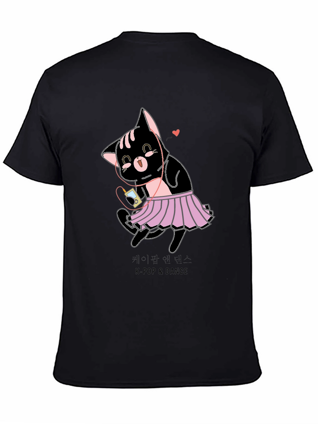 K-Pop Dancing Cat Graphic Tee