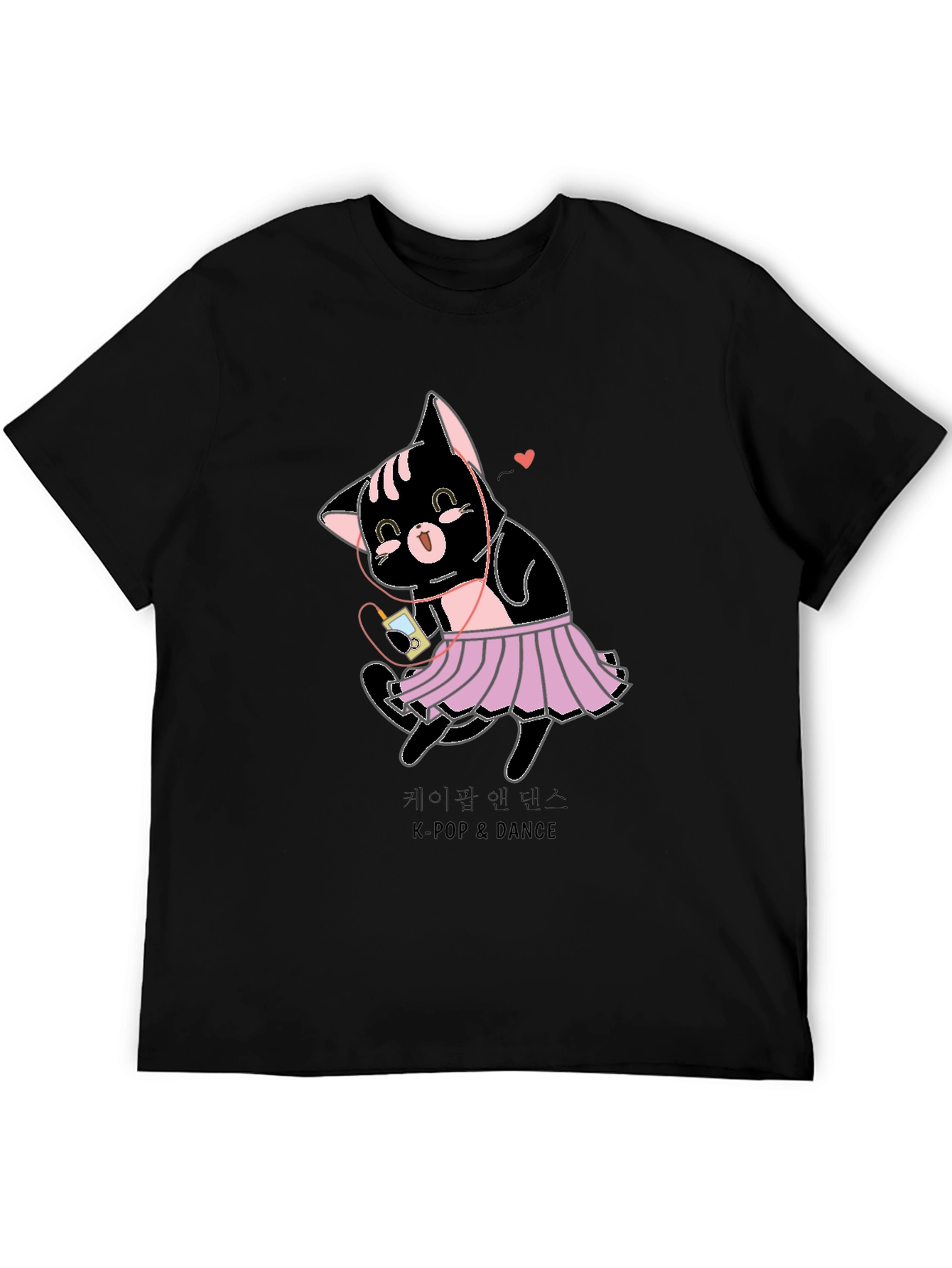 K-Pop Dancing Cat Graphic Tee