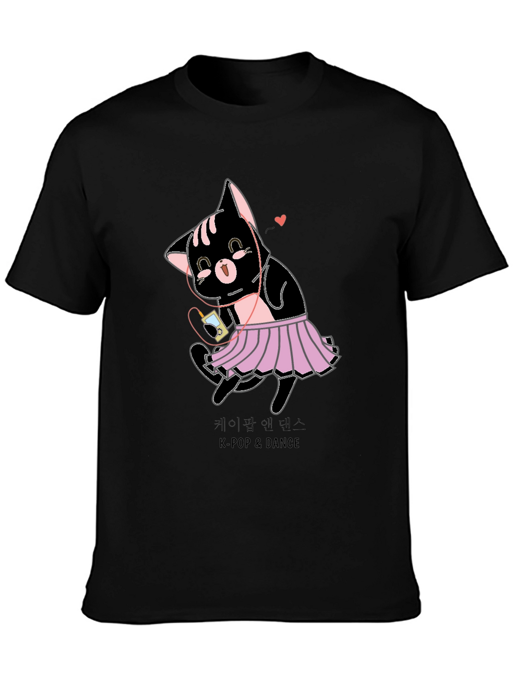 K-Pop Dancing Cat Graphic Tee