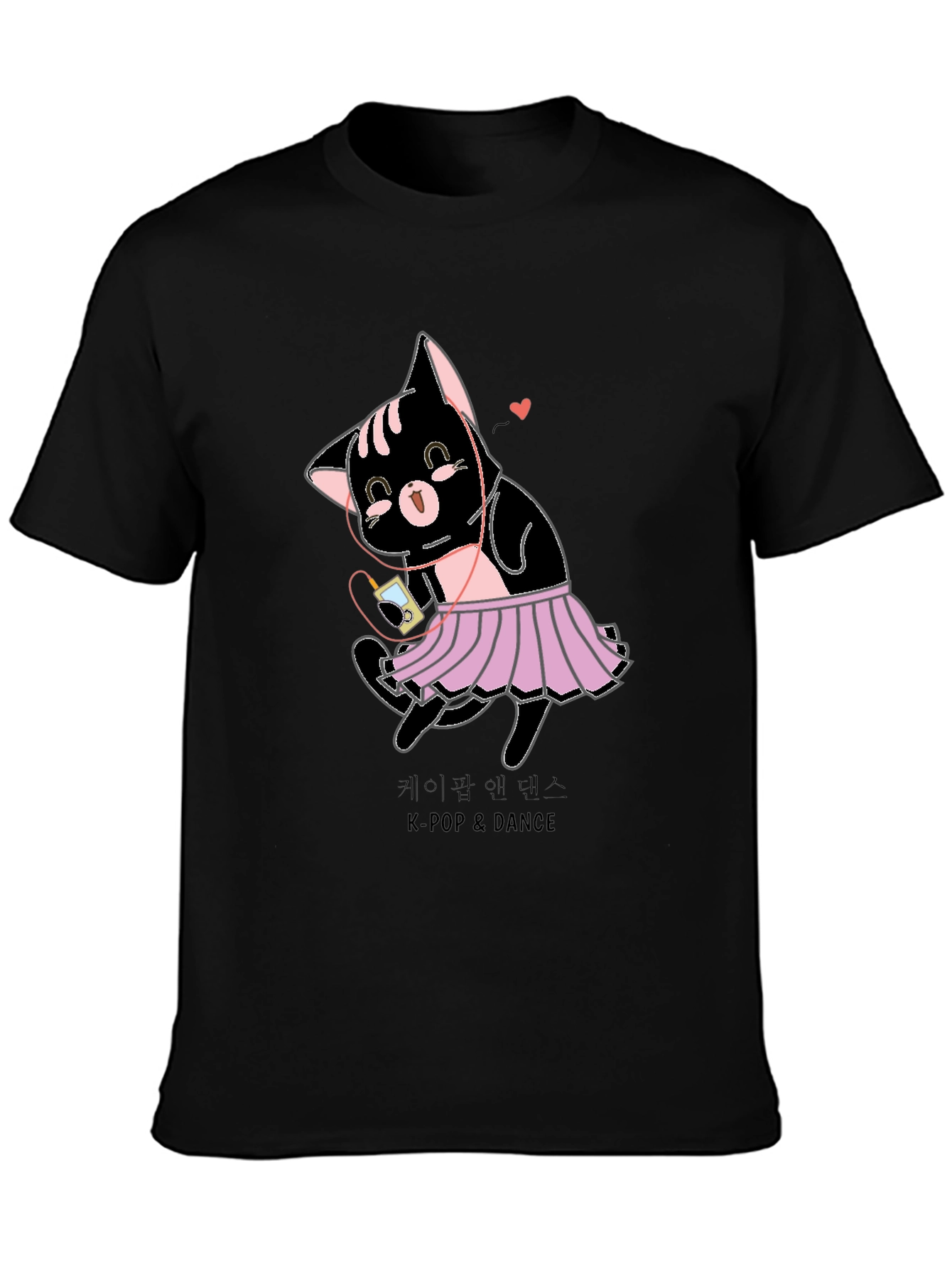 K-Pop Dancing Cat Graphic Tee