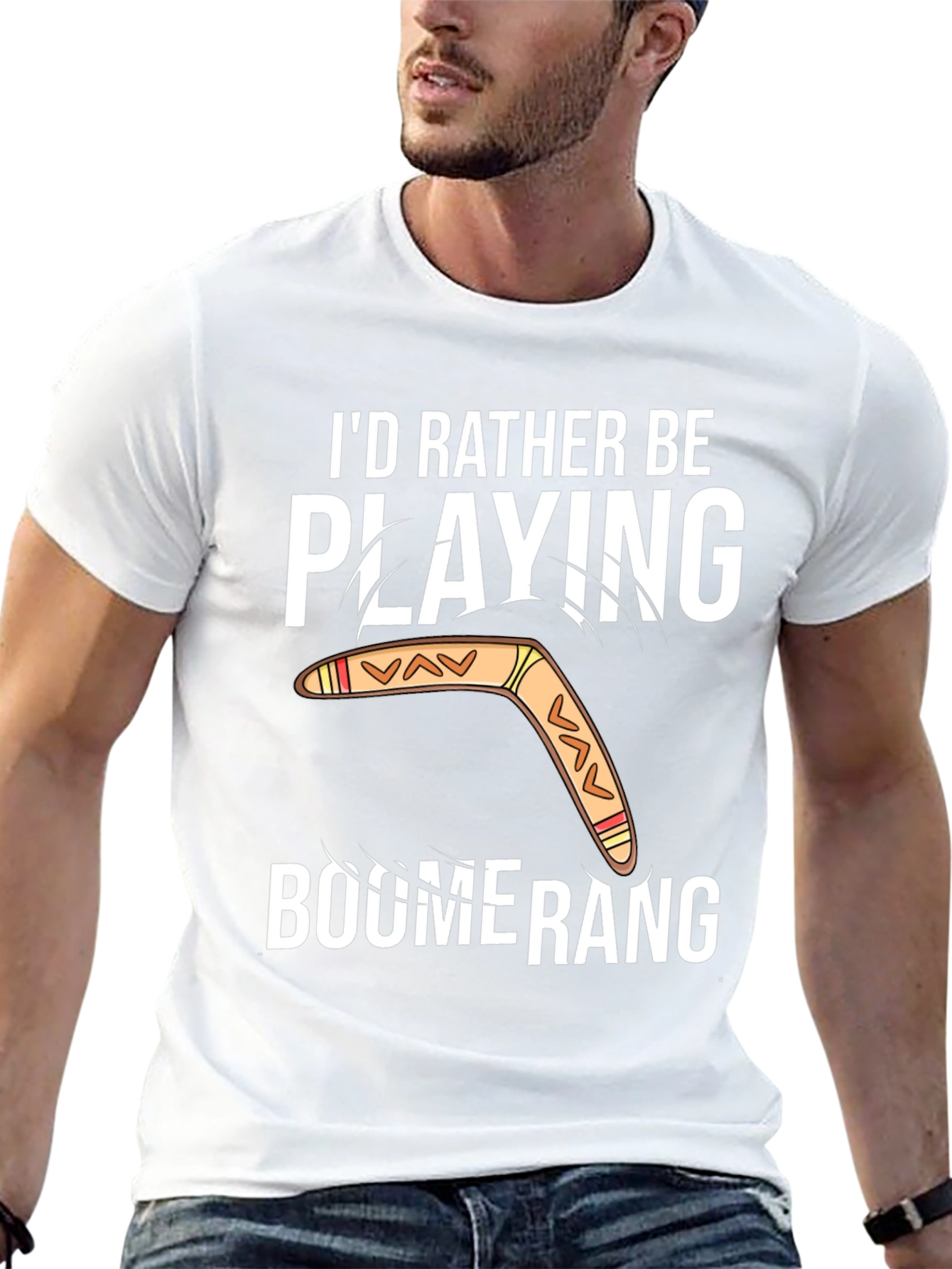 Boomerang Player Graphic T-Shirt