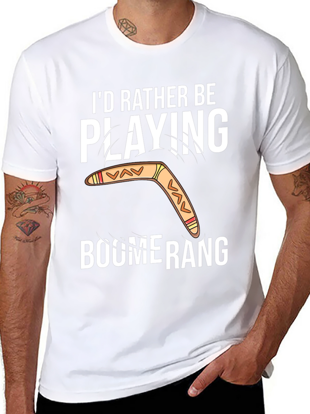 Boomerang Player Graphic T-Shirt