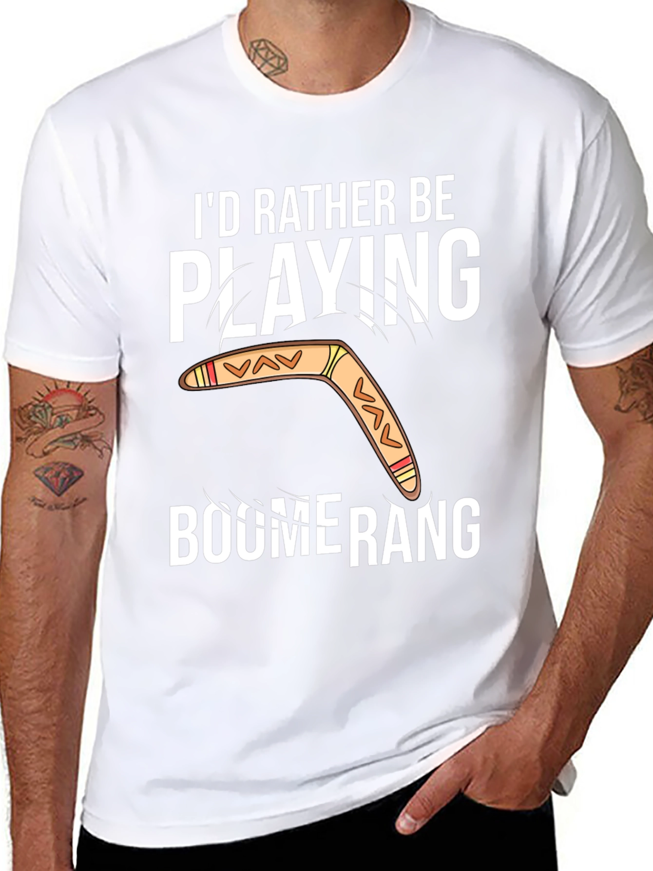 Boomerang Player Graphic T-Shirt