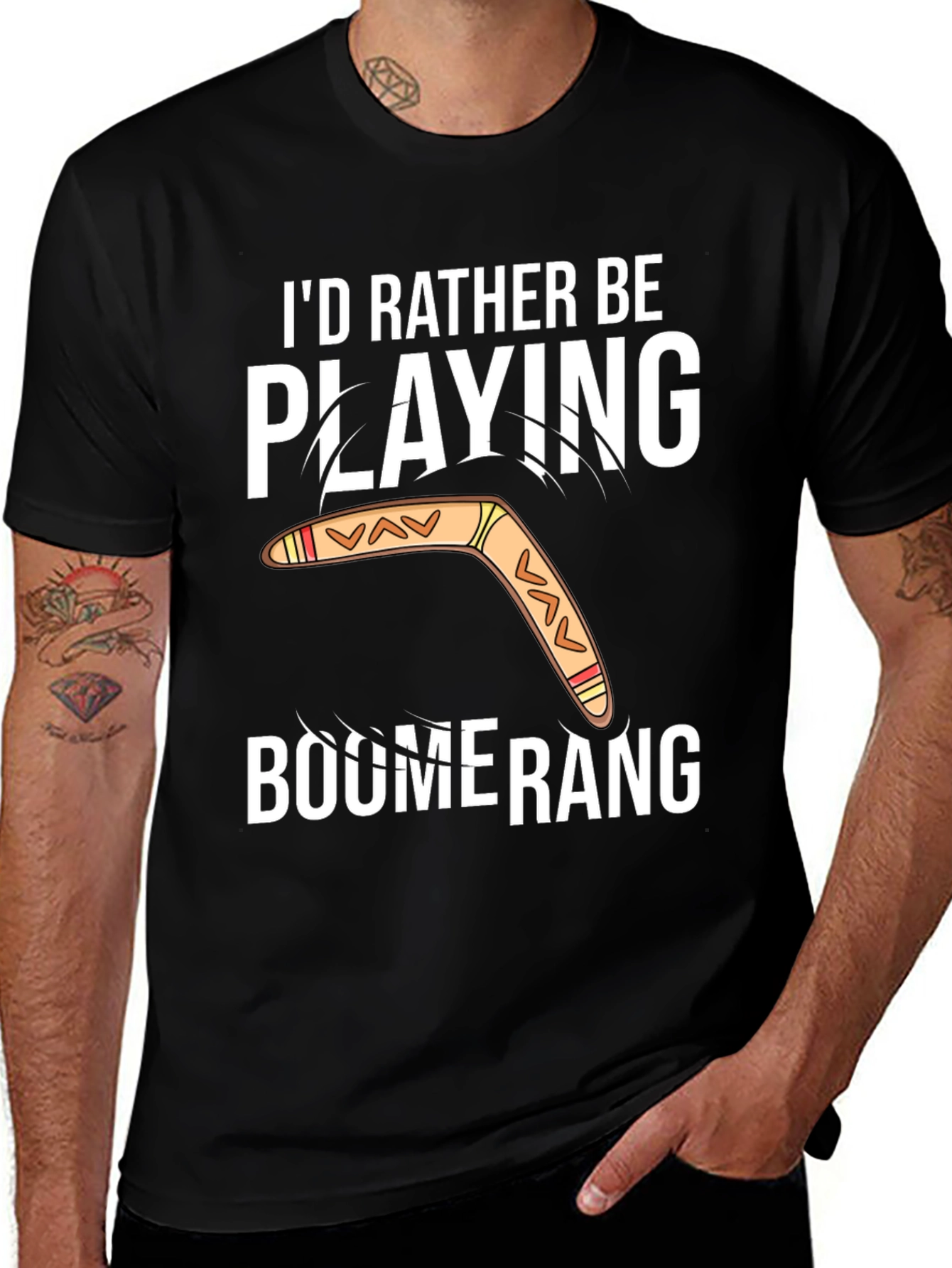 Boomerang Player Graphic T-Shirt