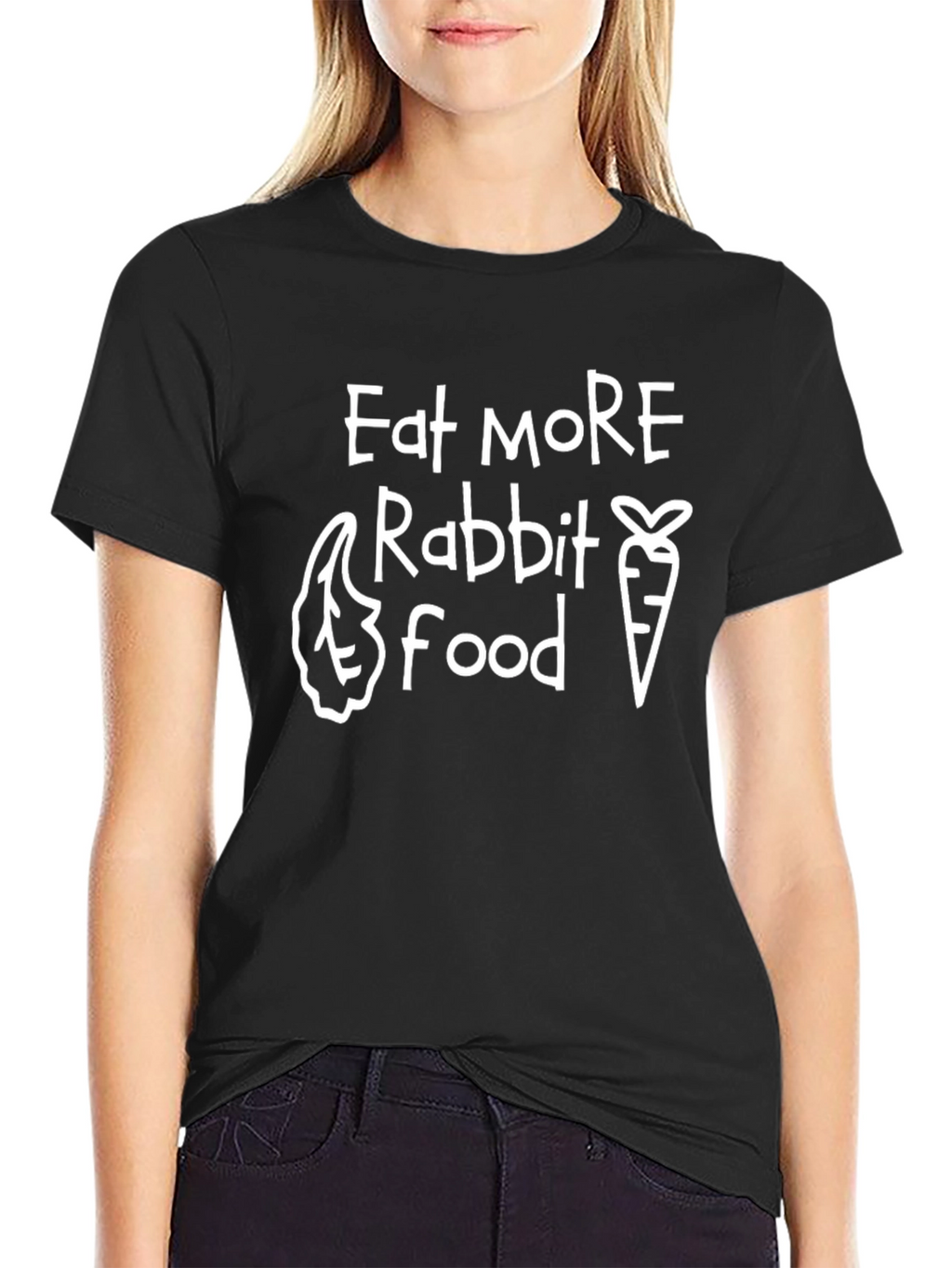 Eat More Rabbit Food Graphic Tee