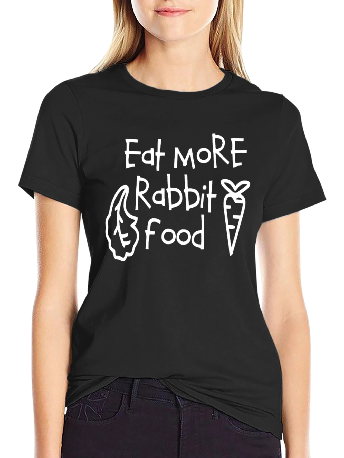 Eat More Rabbit Food Graphic Tee