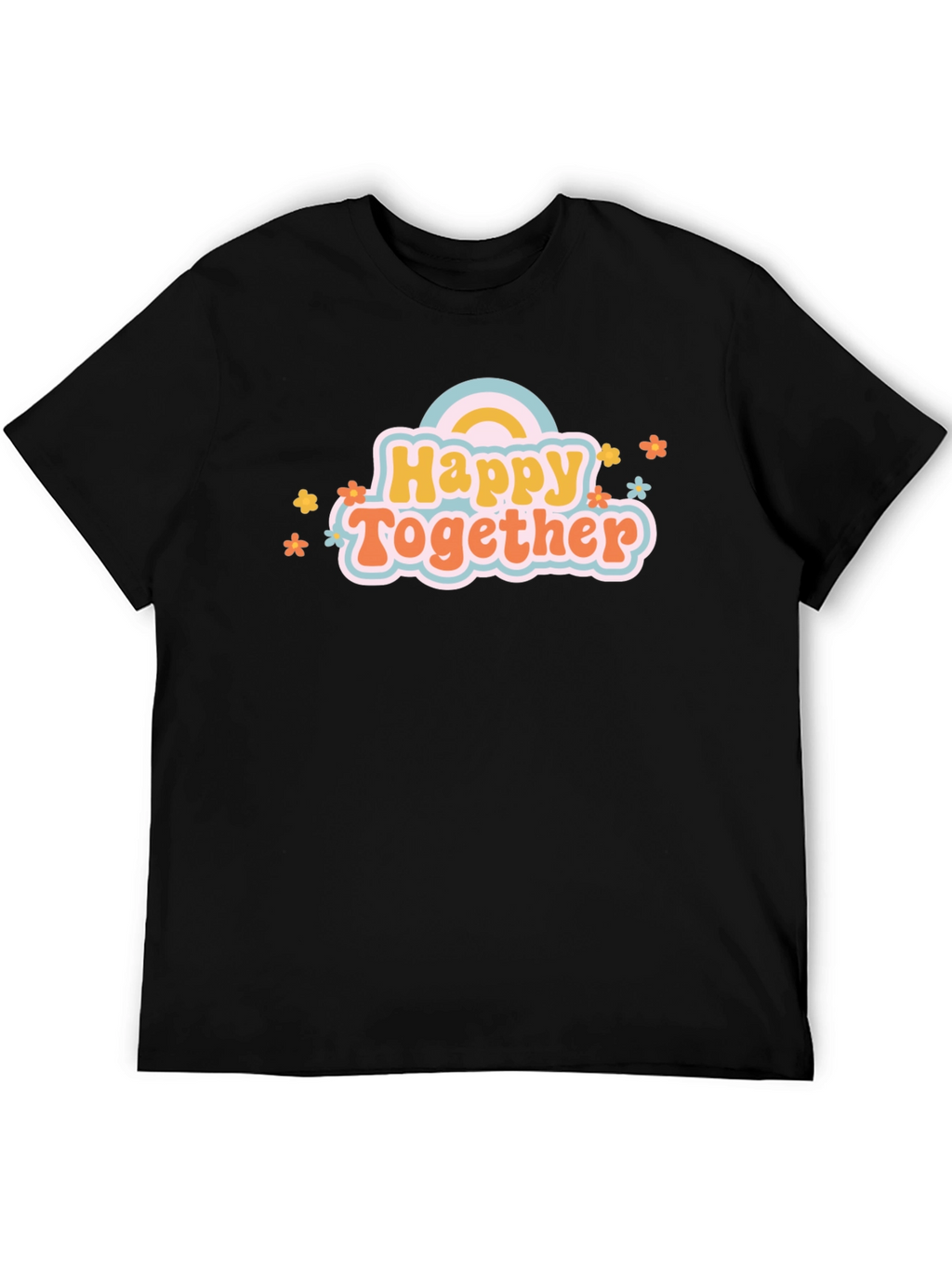 Happy Together Graphic Tee - Cute Rainbow Shirt