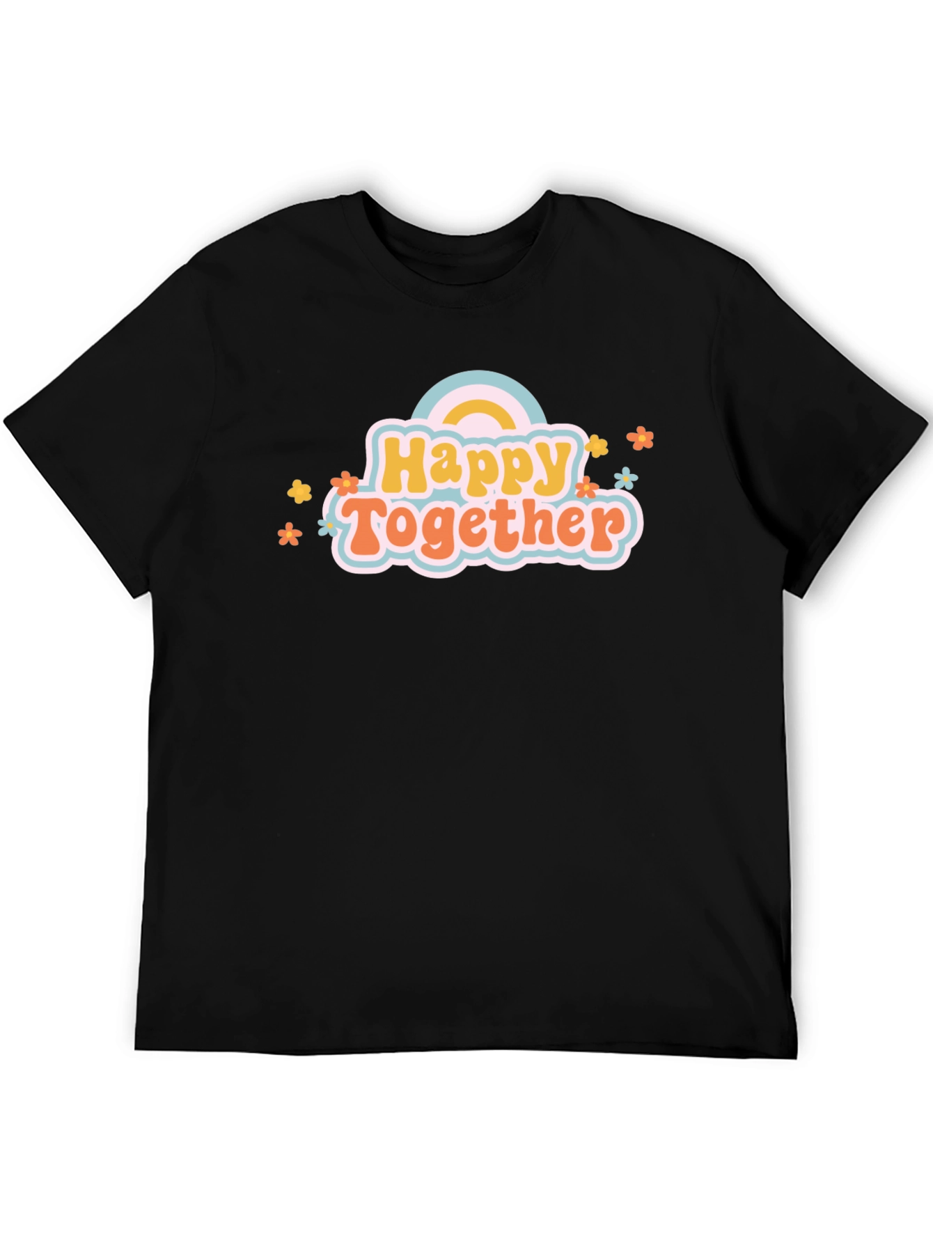 Happy Together Graphic Tee - Cute Rainbow Shirt