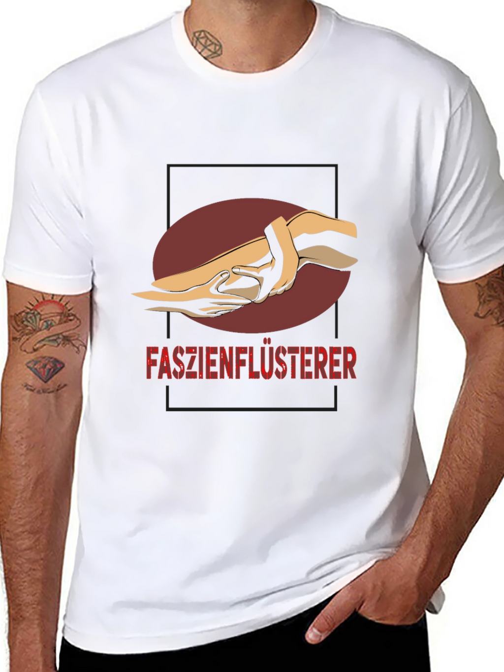 Faszienflüsterer Black Graphic Tee