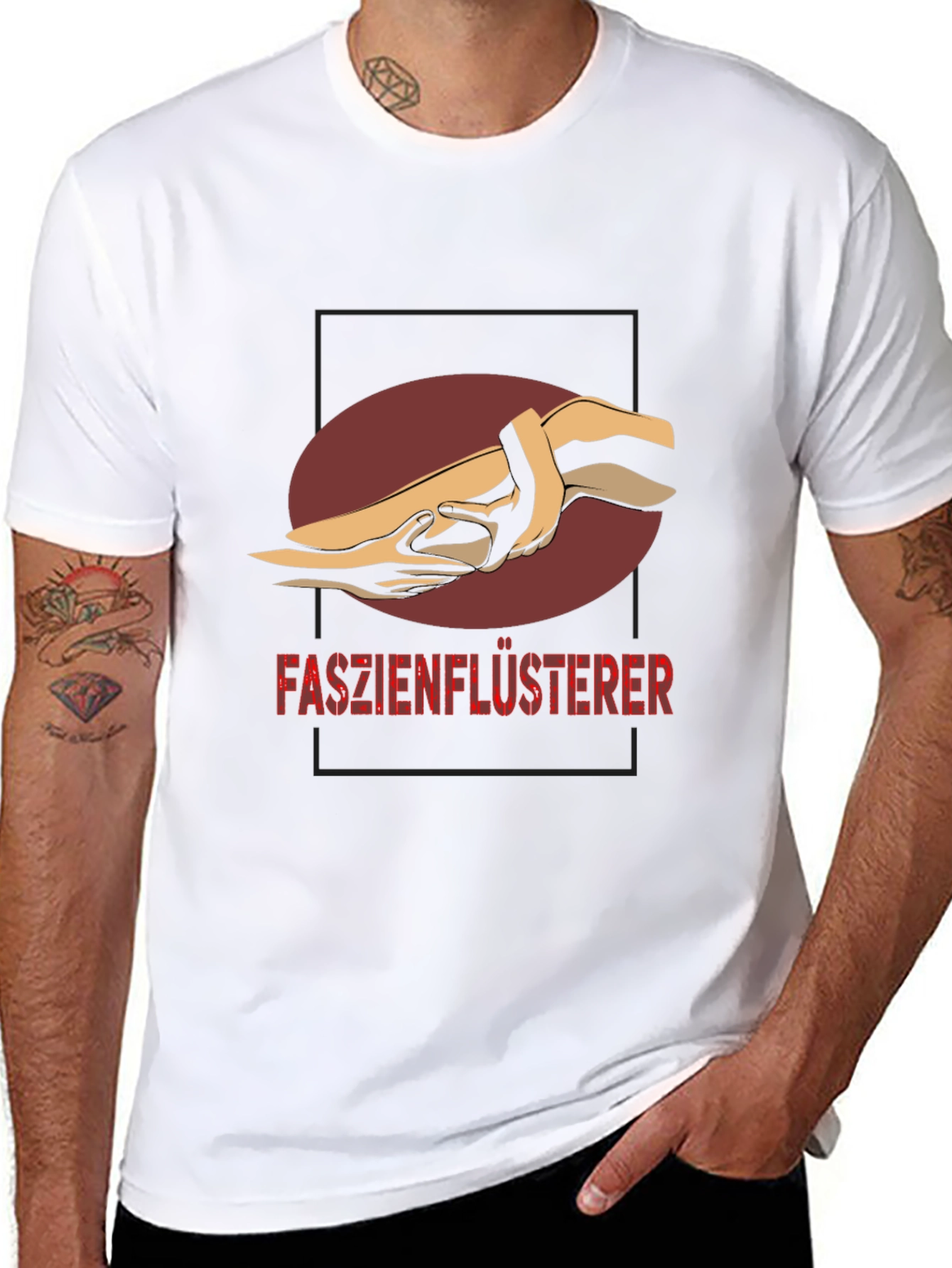 Faszienflüsterer Black Graphic Tee