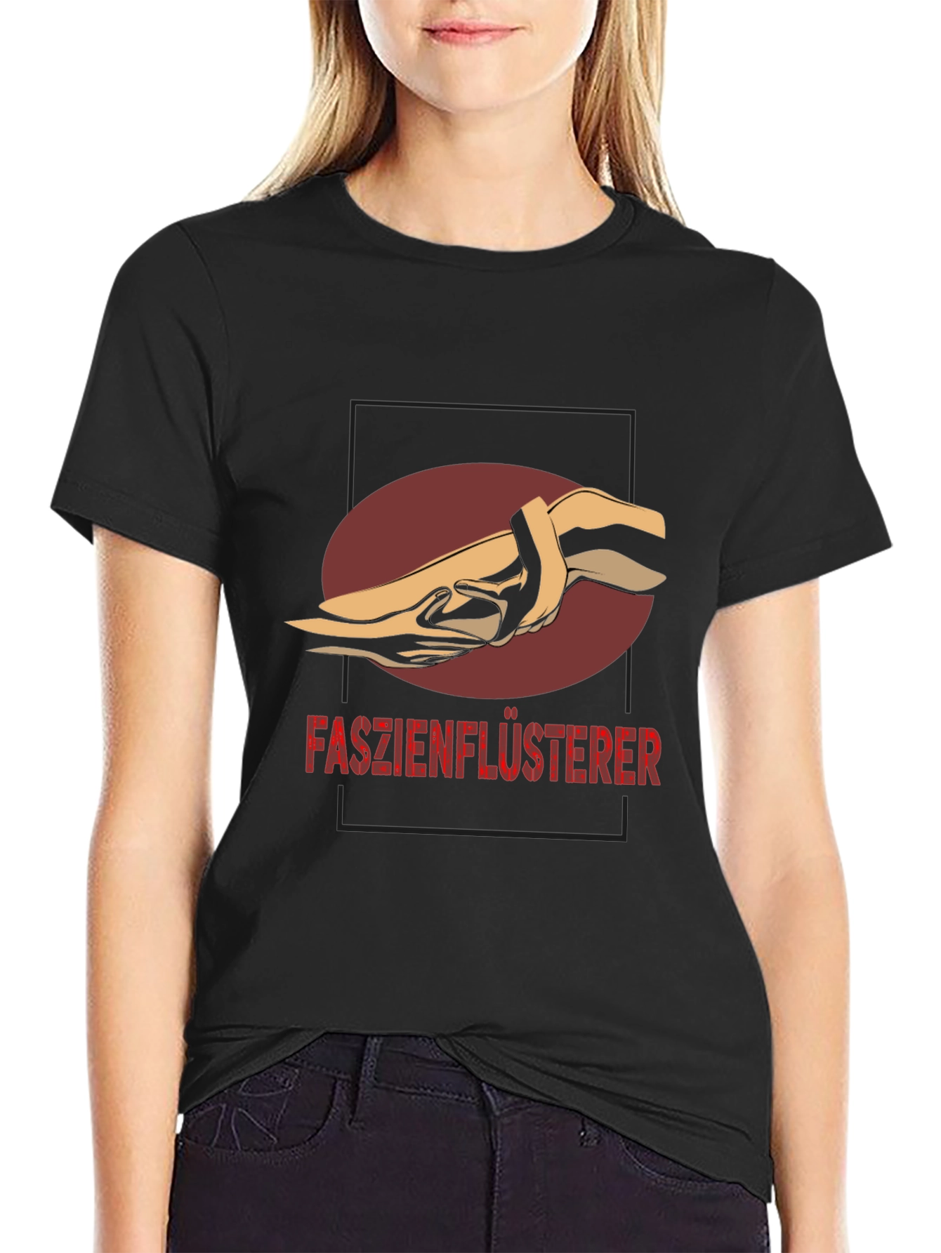 Faszienflüsterer Black Graphic Tee
