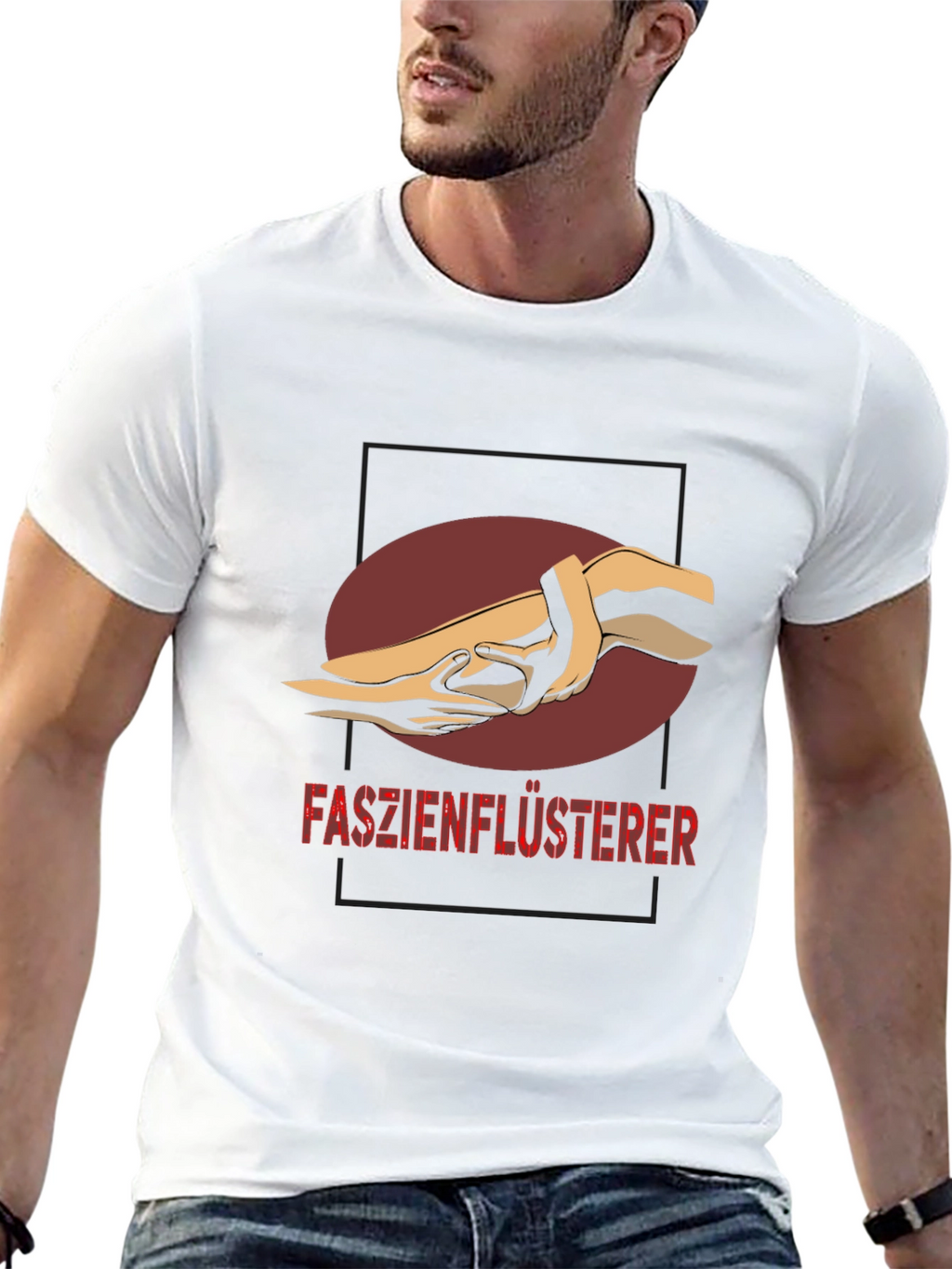 Faszienflüsterer Black Graphic Tee