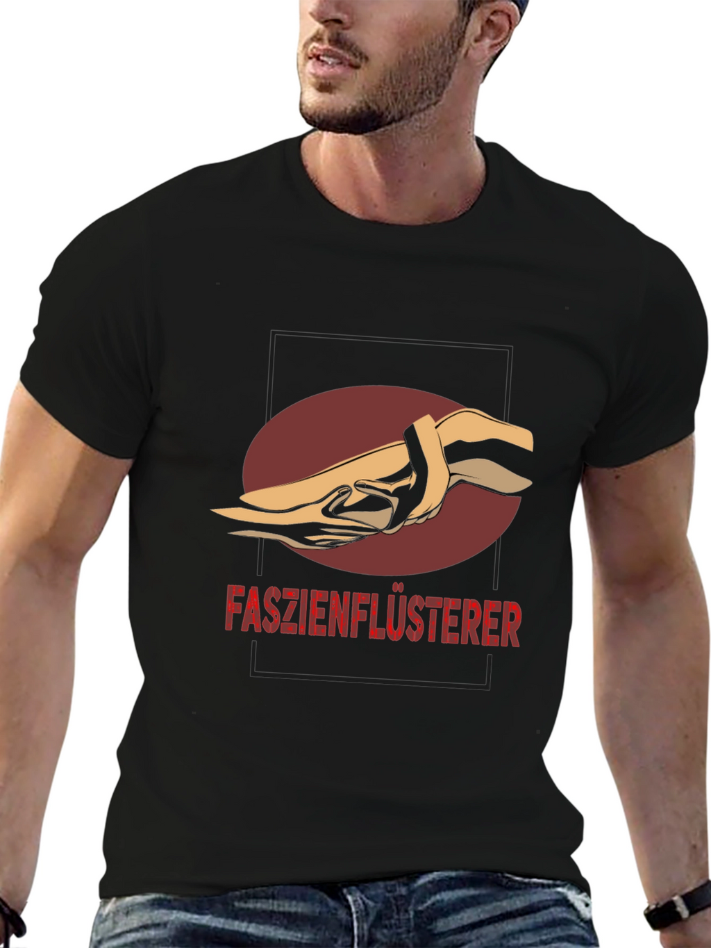 Faszienflüsterer Black Graphic Tee