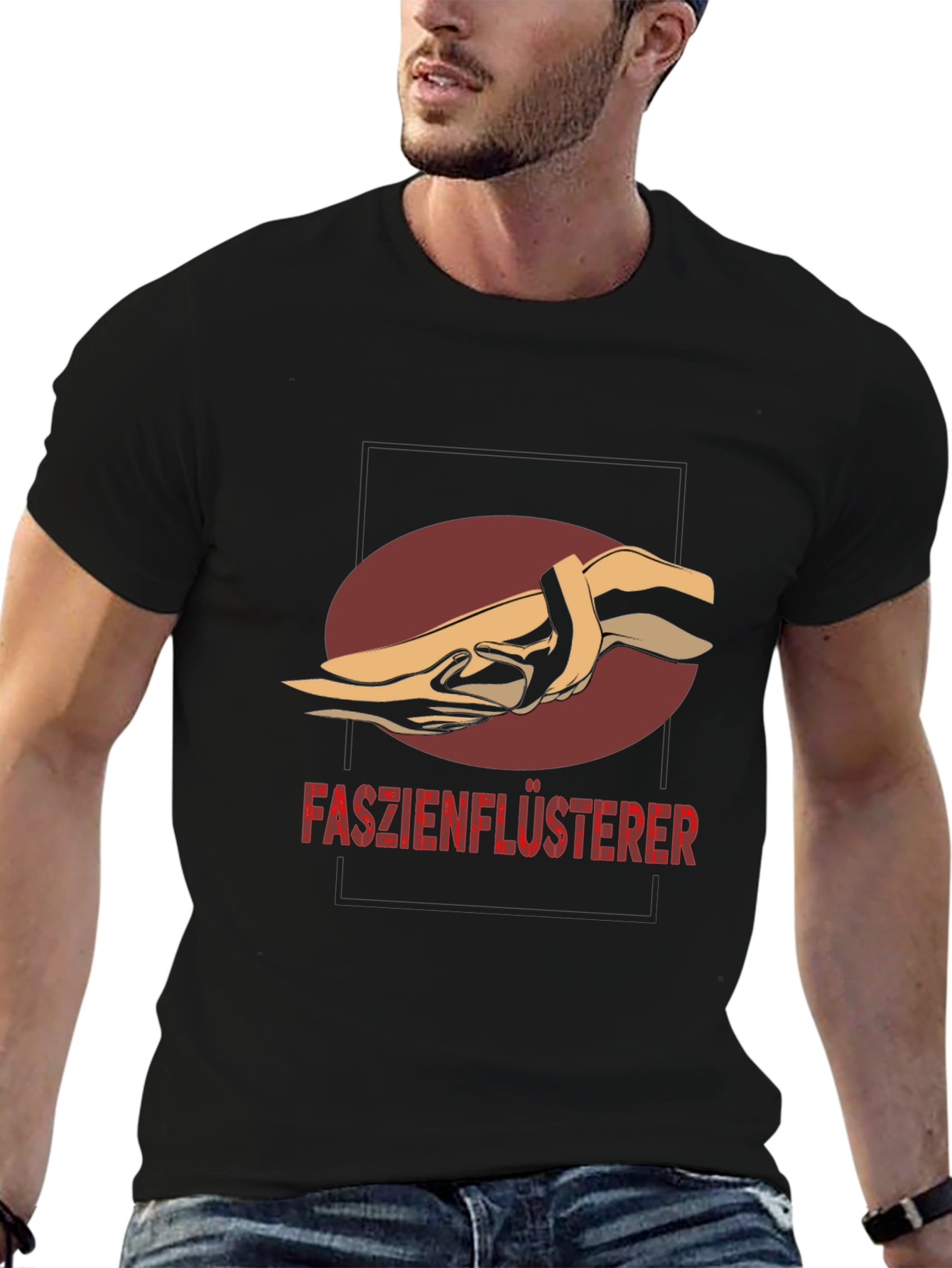 Faszienflüsterer Black Graphic Tee
