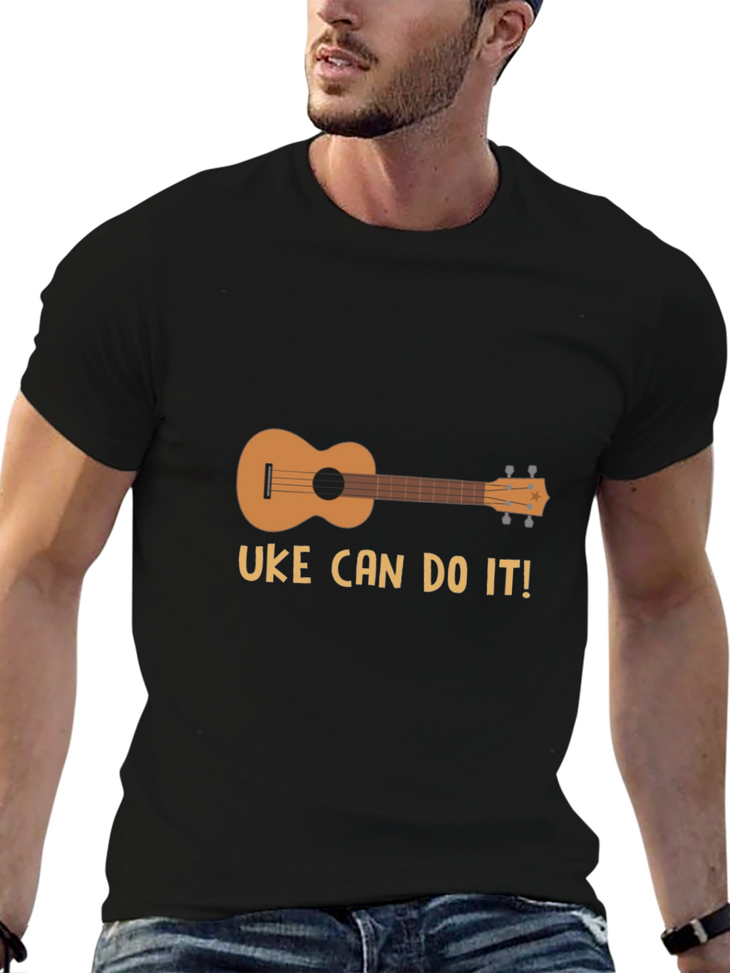 Uke Can Do It! T-Shirt - Ukulele Player Tee