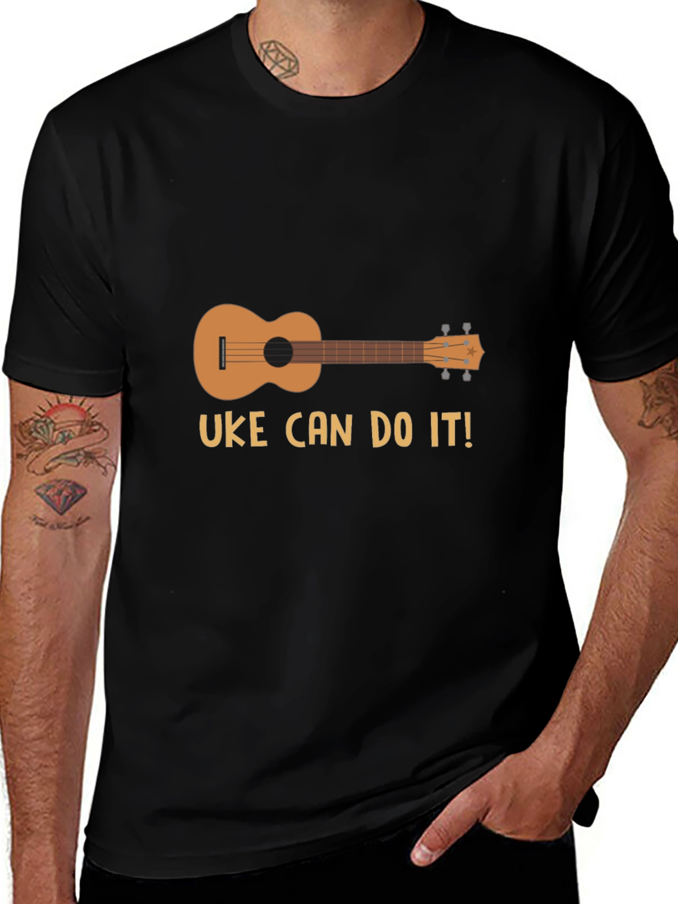 Uke Can Do It! T-Shirt - Ukulele Player Tee