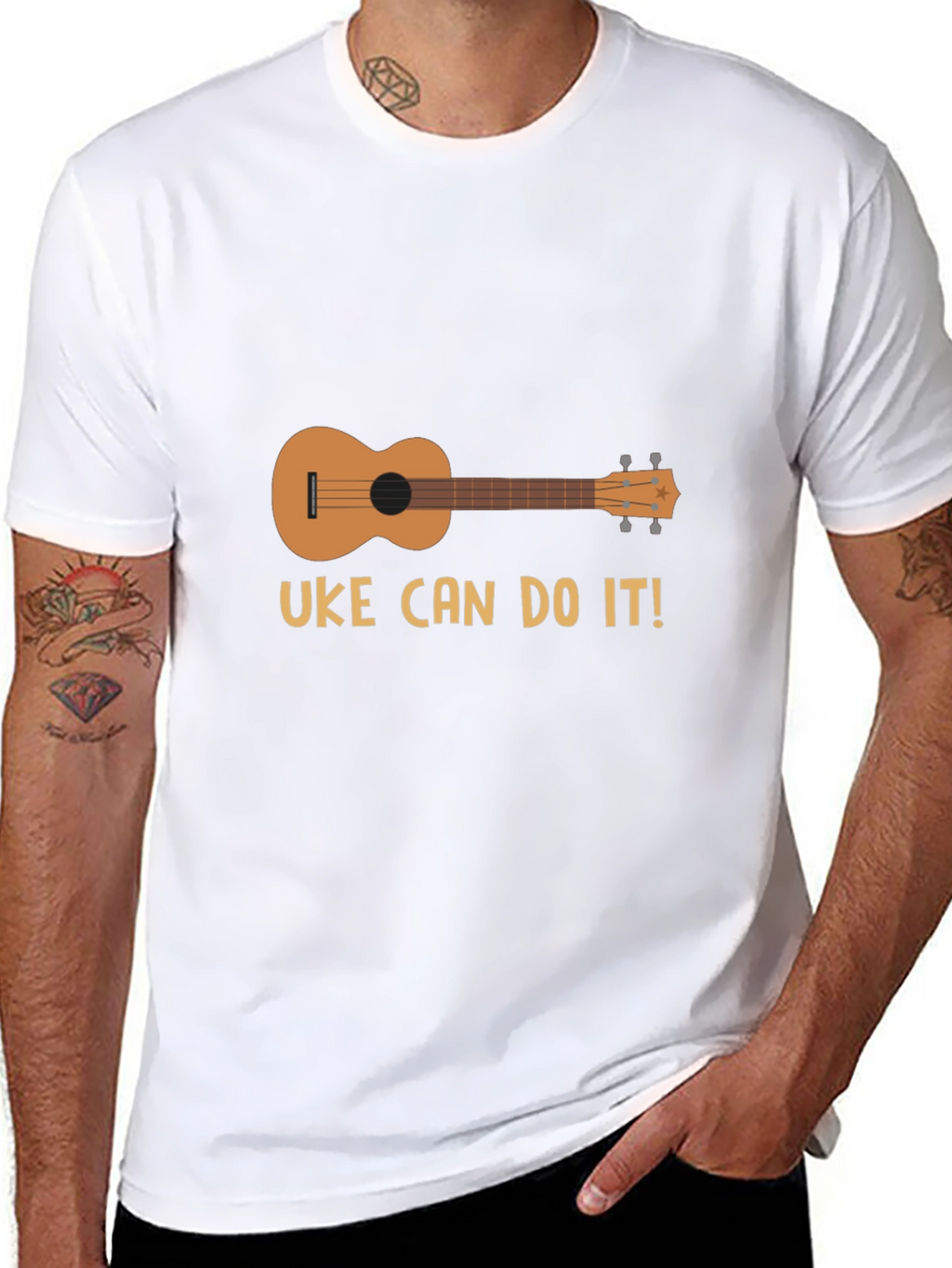Uke Can Do It! T-Shirt - Ukulele Player Tee
