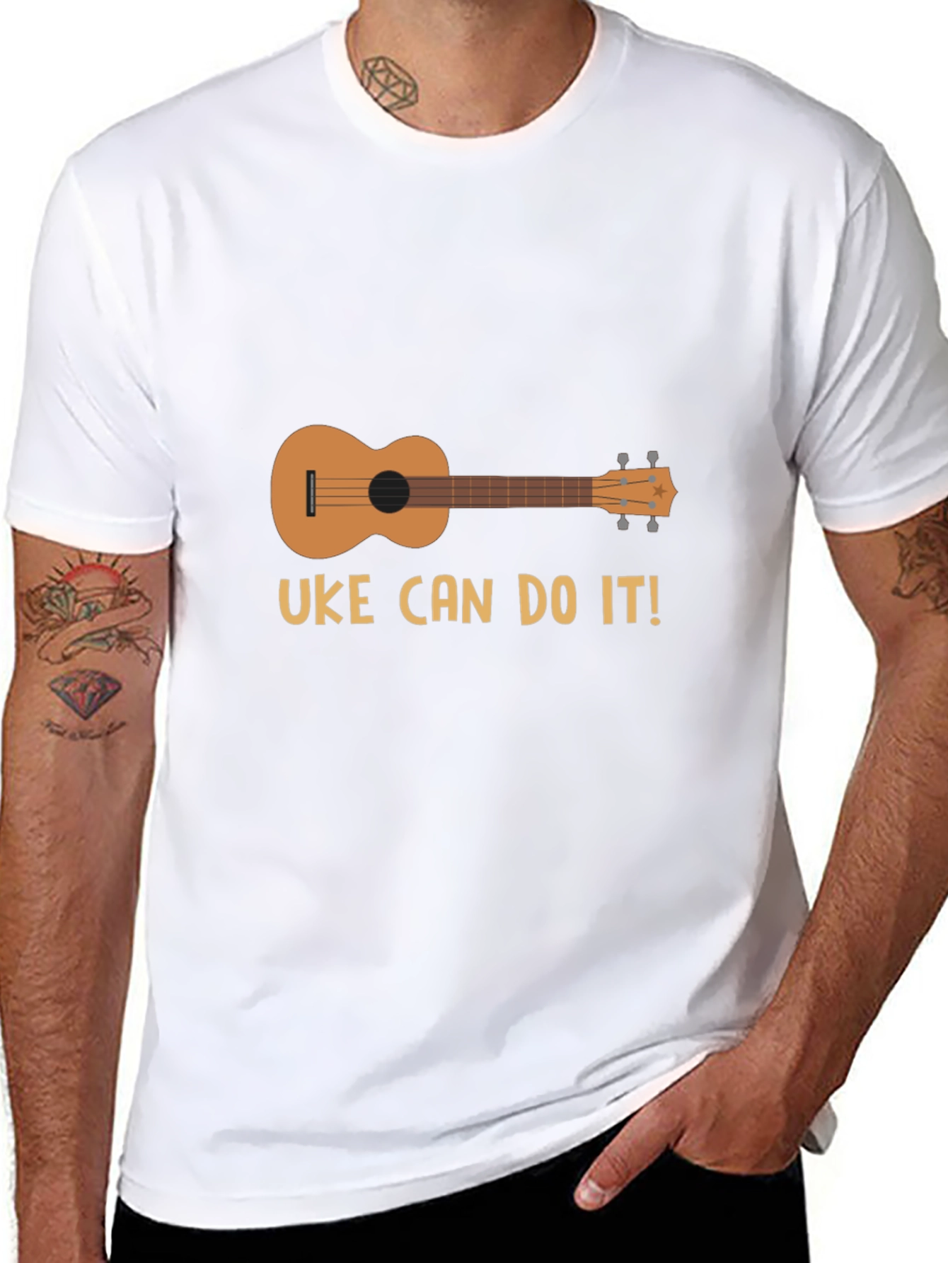 Uke Can Do It! T-Shirt - Ukulele Player Tee