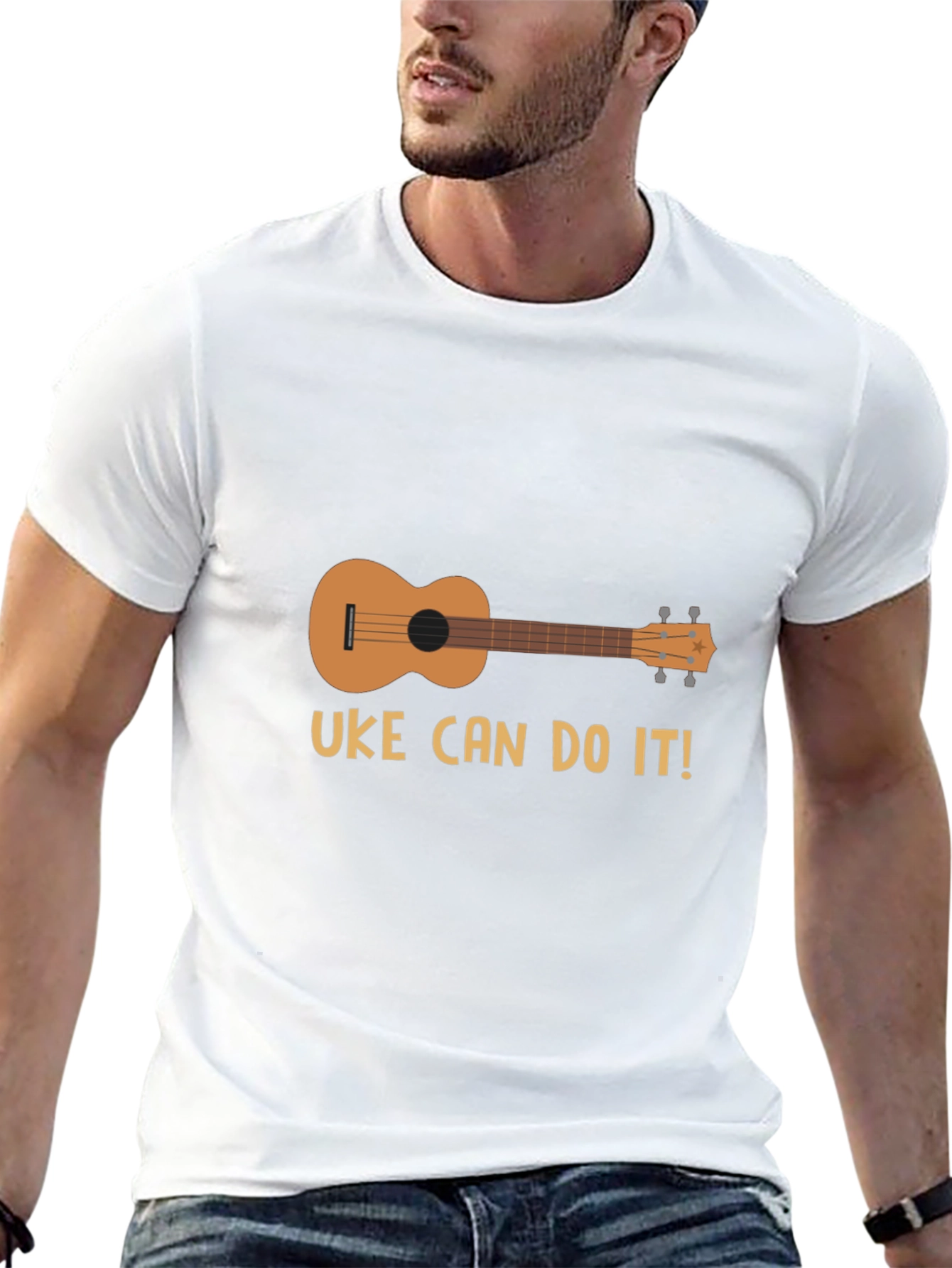 Uke Can Do It! T-Shirt - Ukulele Player Tee