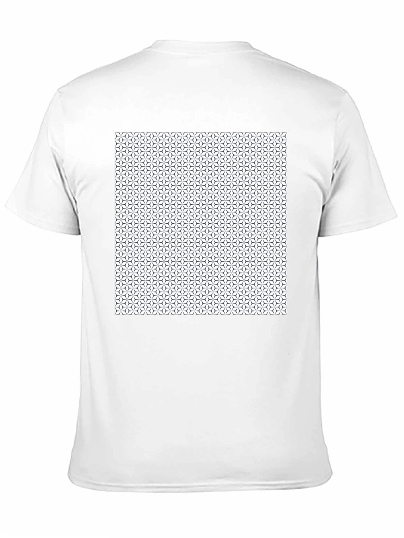 Geometric Pattern Black T-Shirt