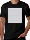 Geometric Pattern Black T-Shirt