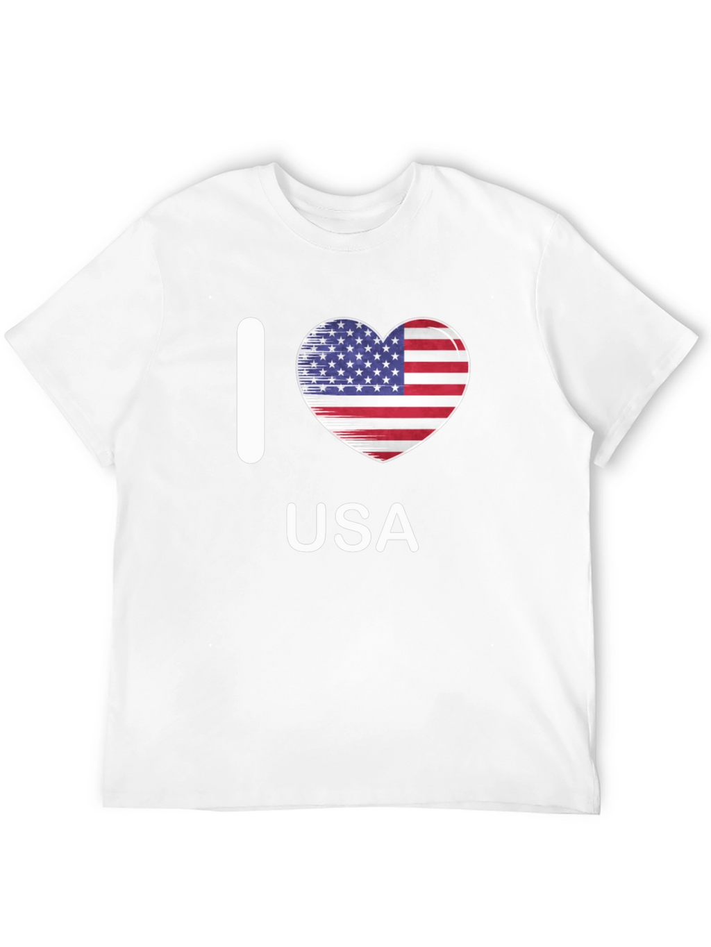 I Love USA Patriotic T-Shirt